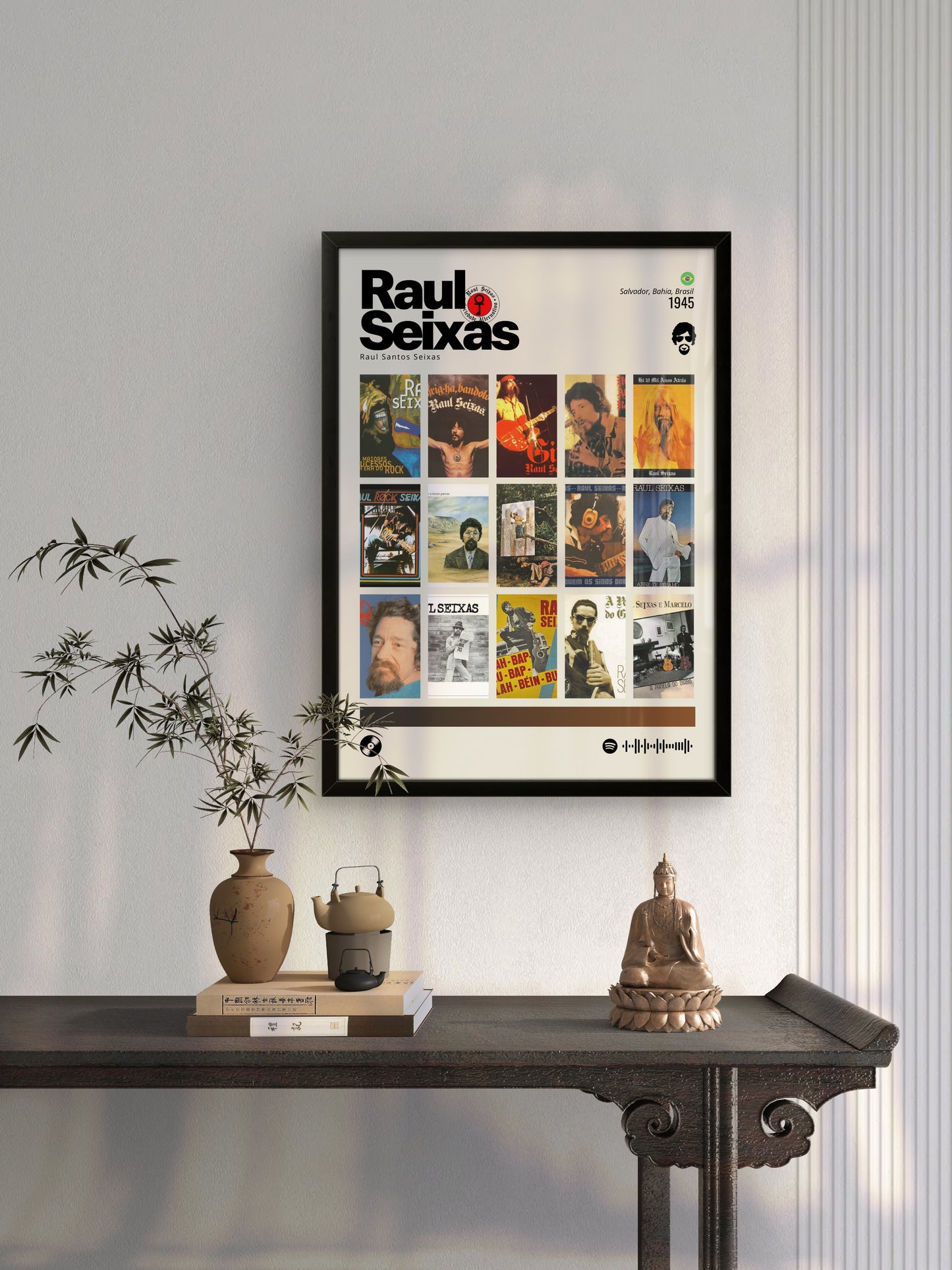 Quadro: Raul Seixas / Discografia (1945)