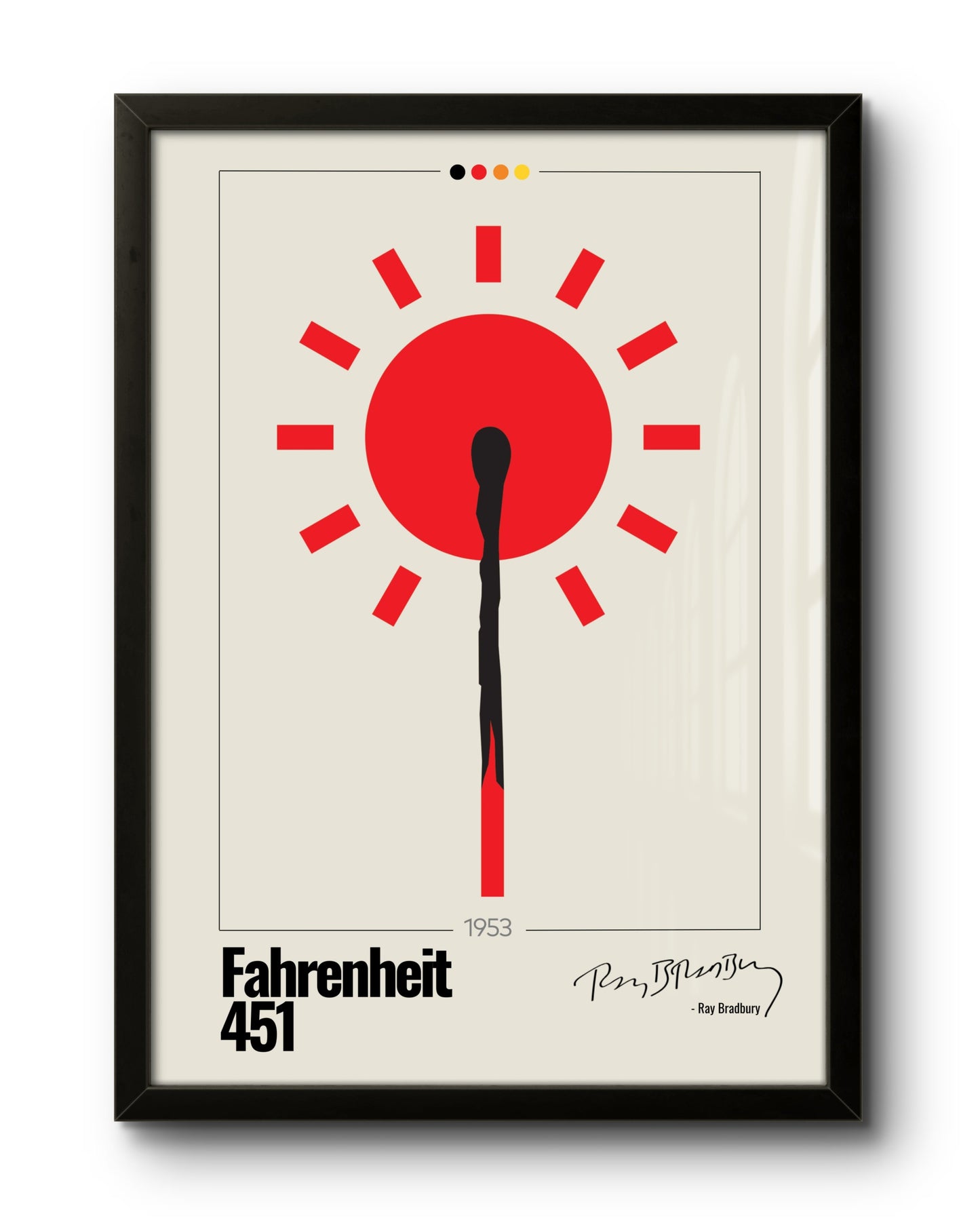 Quadro: Fahrenheit 451 (1953) by Ray Bradbury
