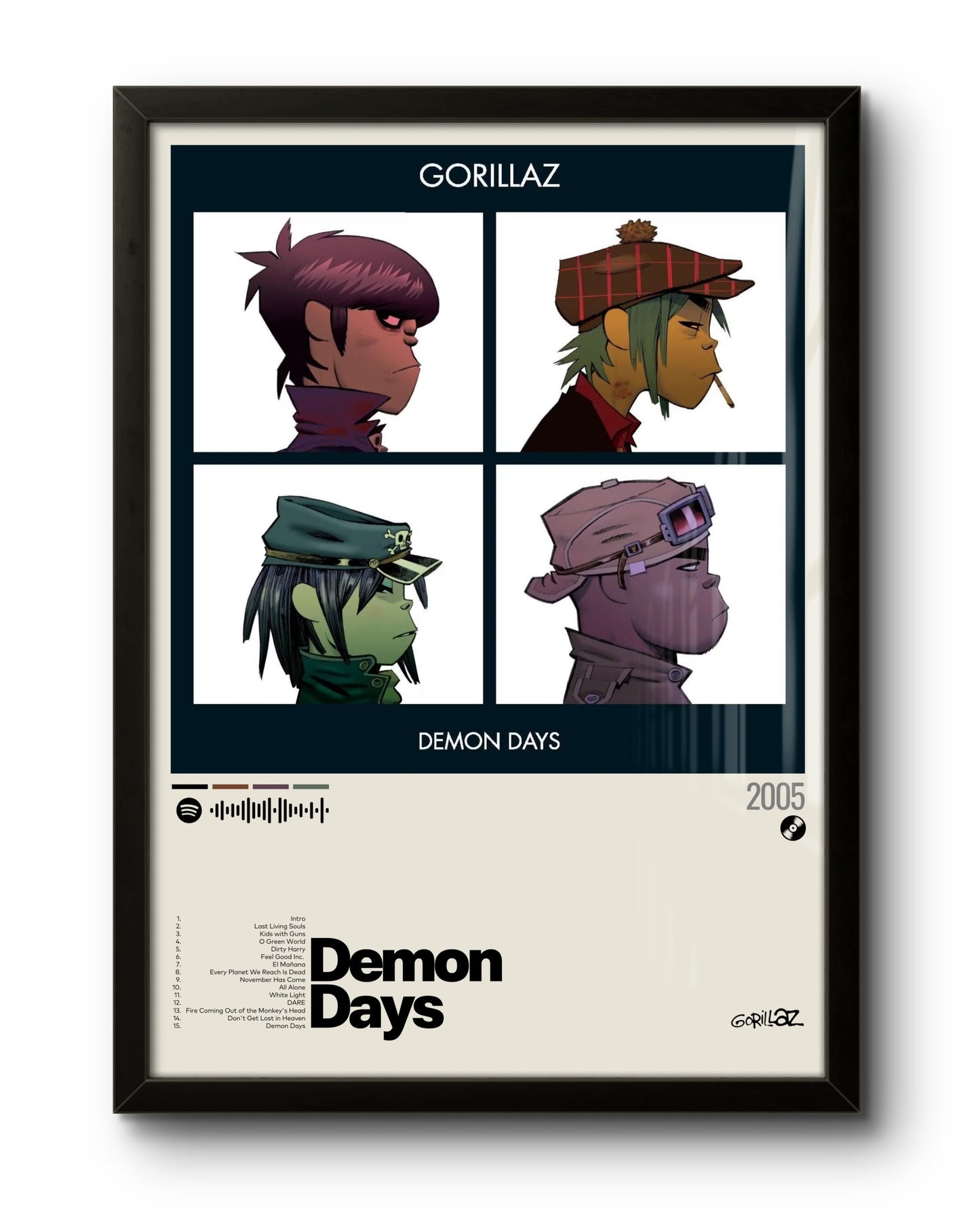 Quadro: Demon Days (2005) by Gorillaz