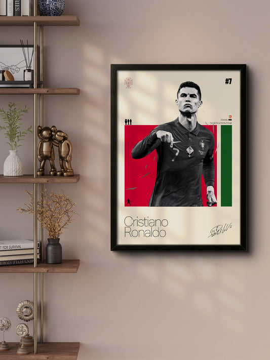 Quadro: Cristiano Ronaldo (Portugal)