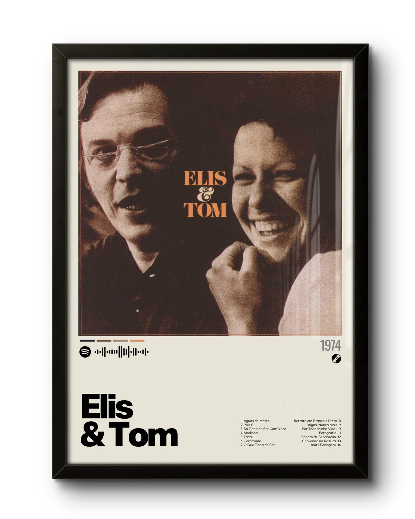 Quadro: Elis & Tom (1974) por Elis Regina & Tom Jobim