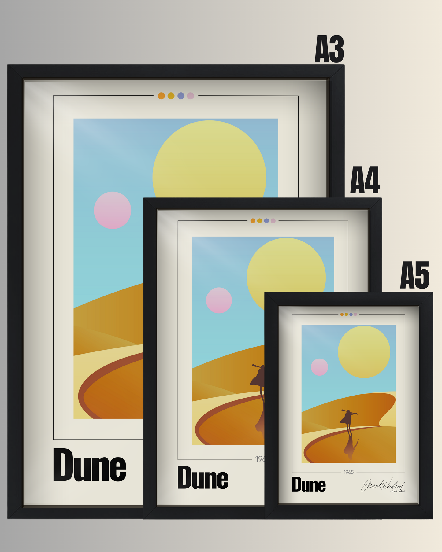 Quadro: Dune (1965) by Frank Herbert v2