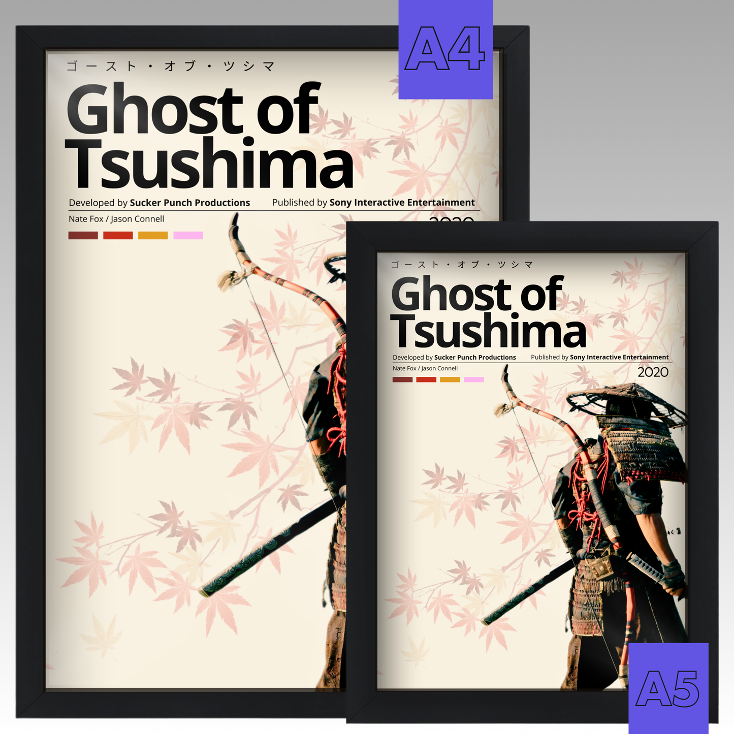 Quadro: Ghost of Tsushima (2020) v2 - Quadraê