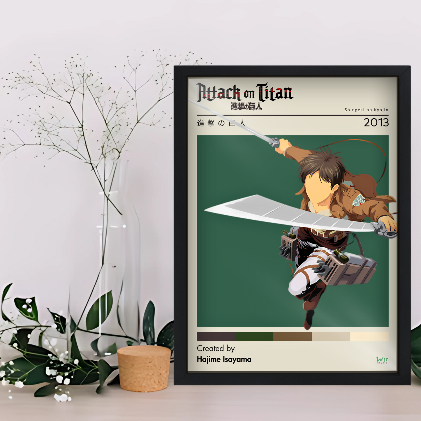 Quadro: Attack on Titan (2013) - Quadraê