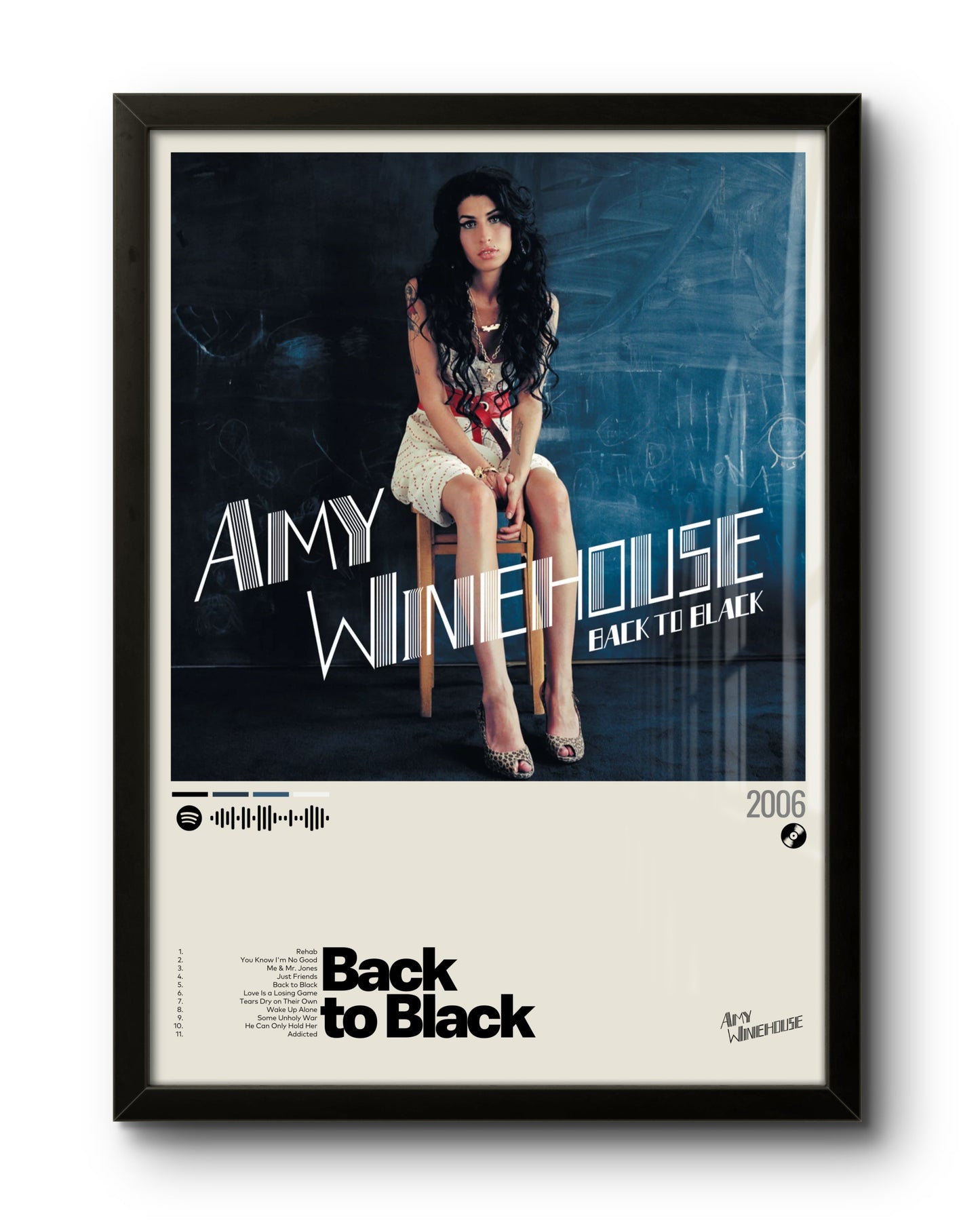 Quadro: Back to Black (2006) by Amy Winehouse