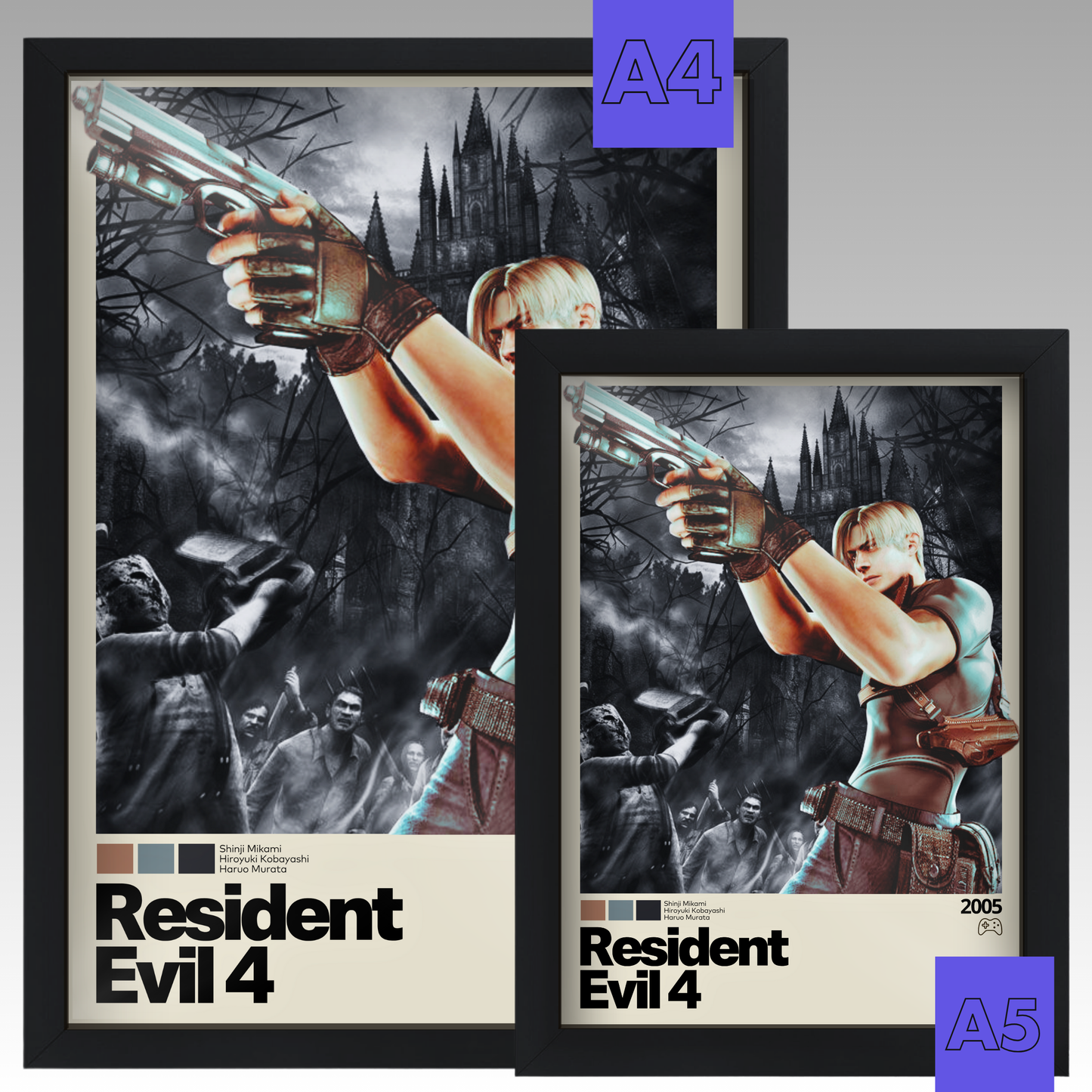 Quadro: Resident Evil 4 (2005) - Quadraê