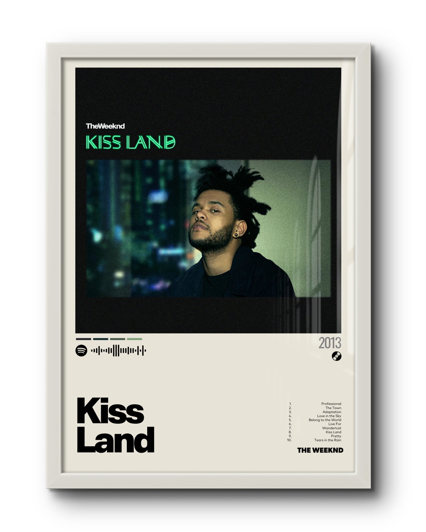 Quadro: Kiss Land (2013) by The Weeknd