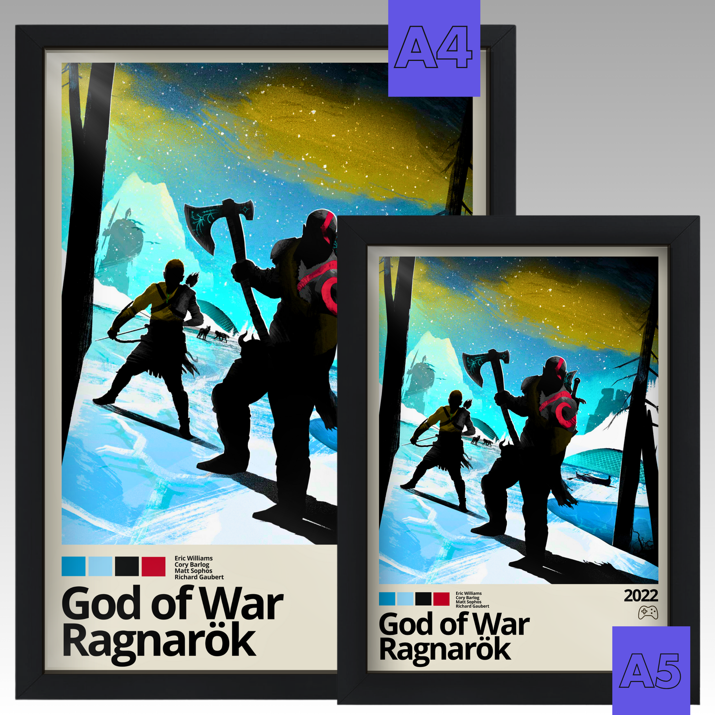 Quadro: God of War - Ragnarok (2022) - Quadraê