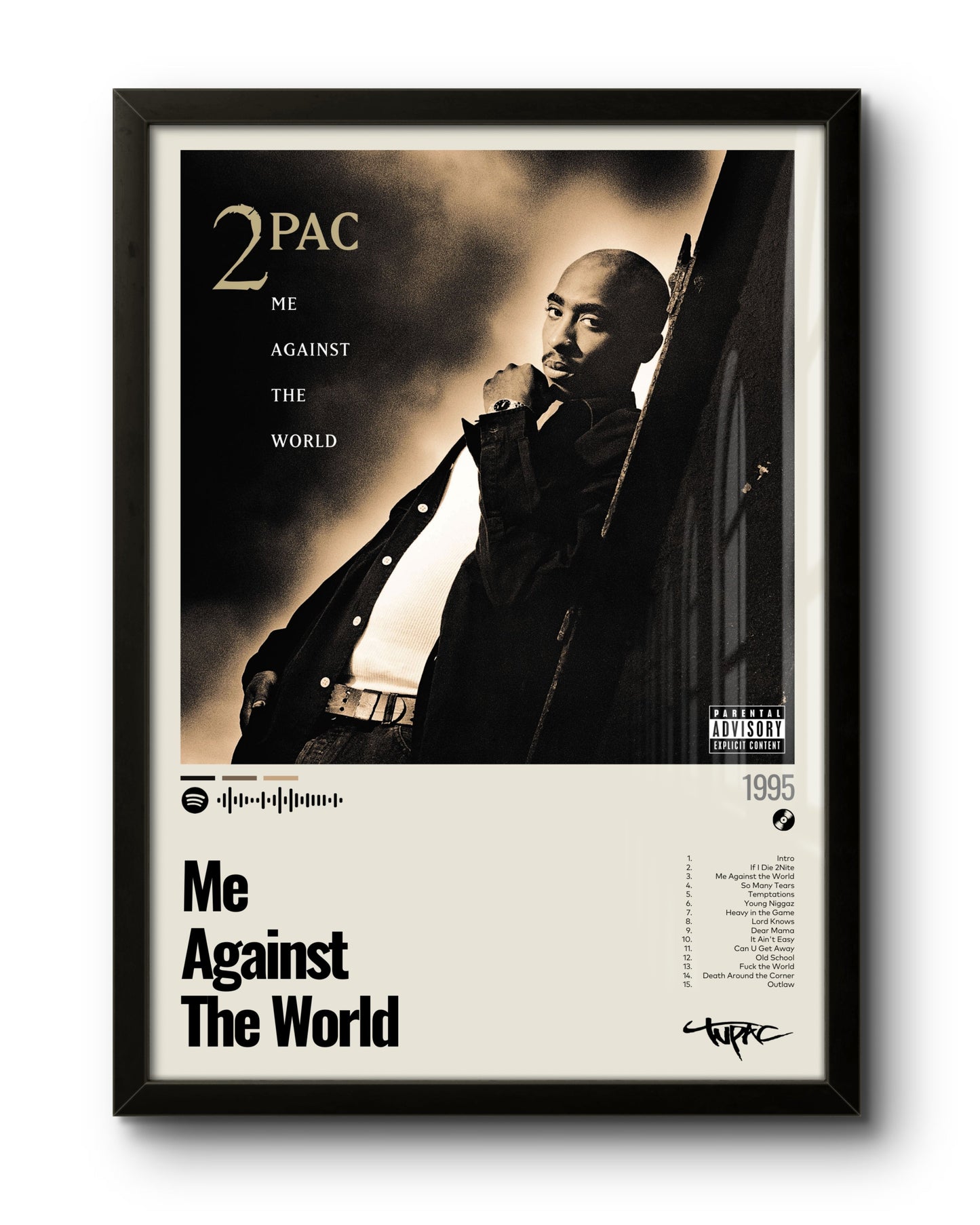 Quadro: Me Against The World (1995) by 2Pac