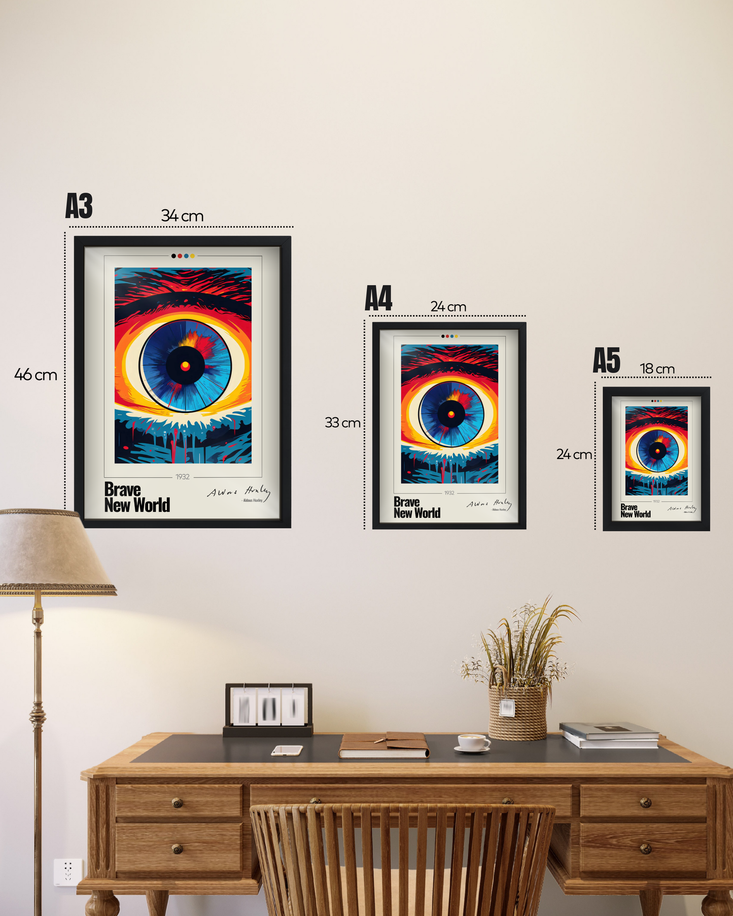 Quadro: Admirável Mundo Novo (1932) by Aldous Huxley