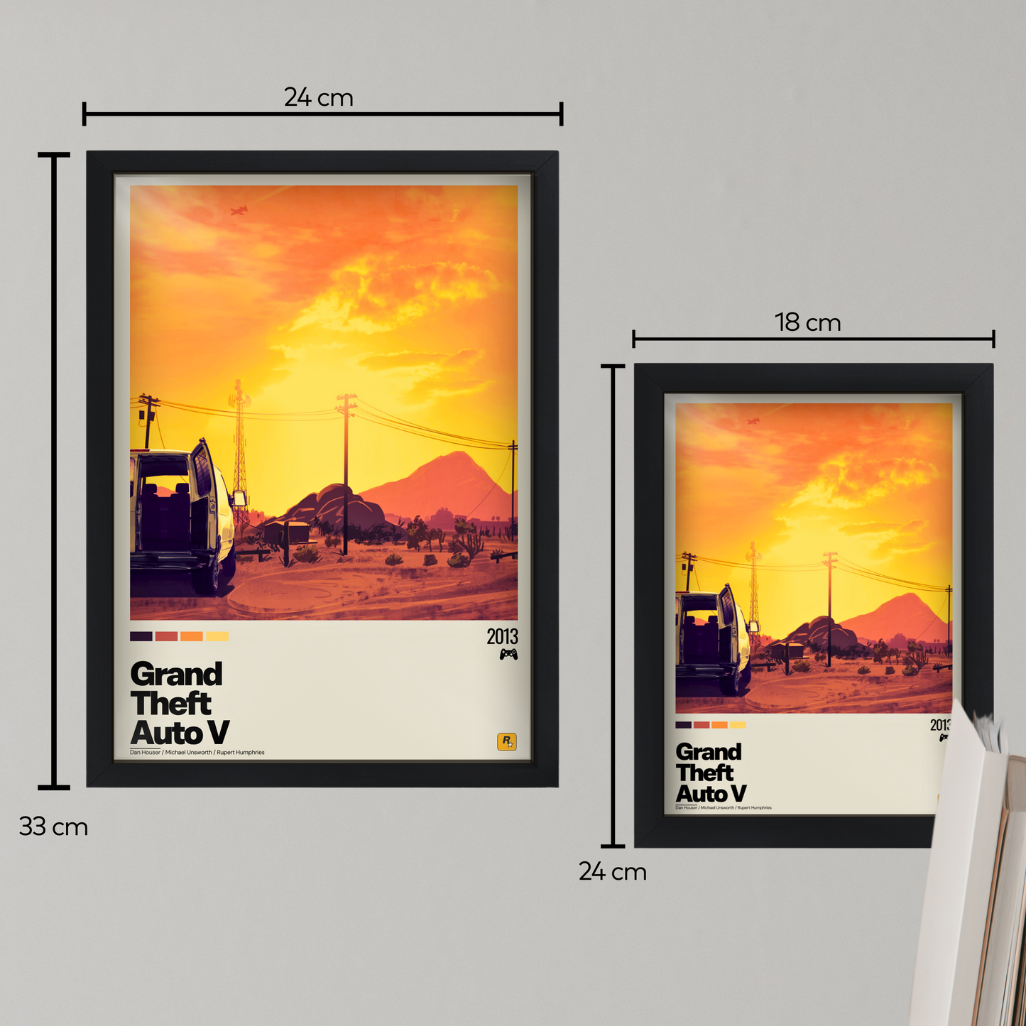 Quadro: Grand Theft Auto V / GTA V (2013) - Quadraê