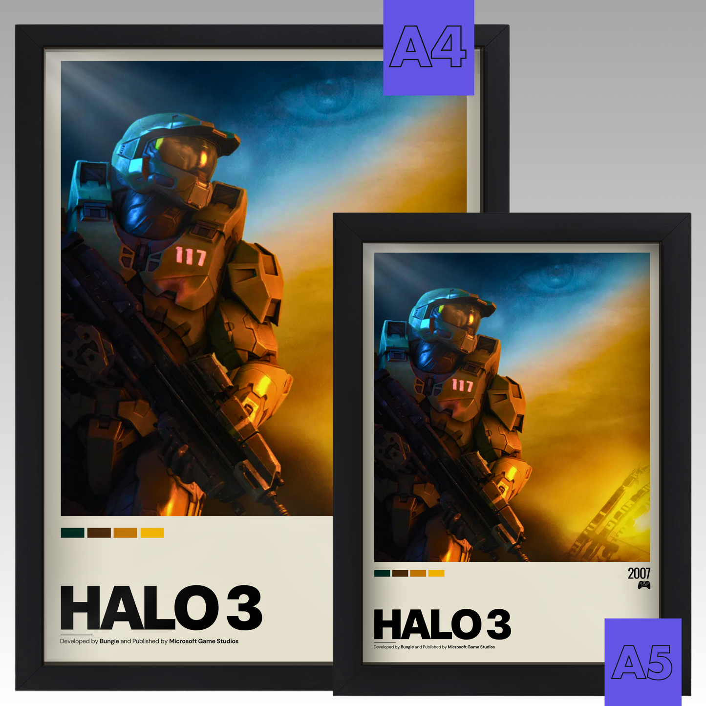 Quadro: Halo 3 (2007) - Quadraê
