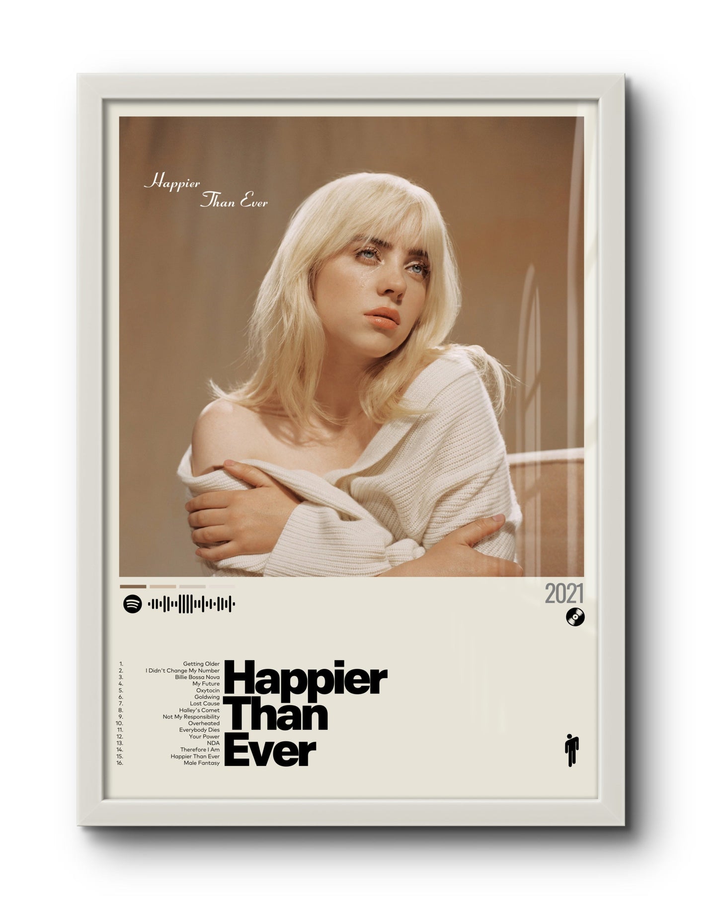 Quadro: Happier Than Ever (2021) by Billie Eilish