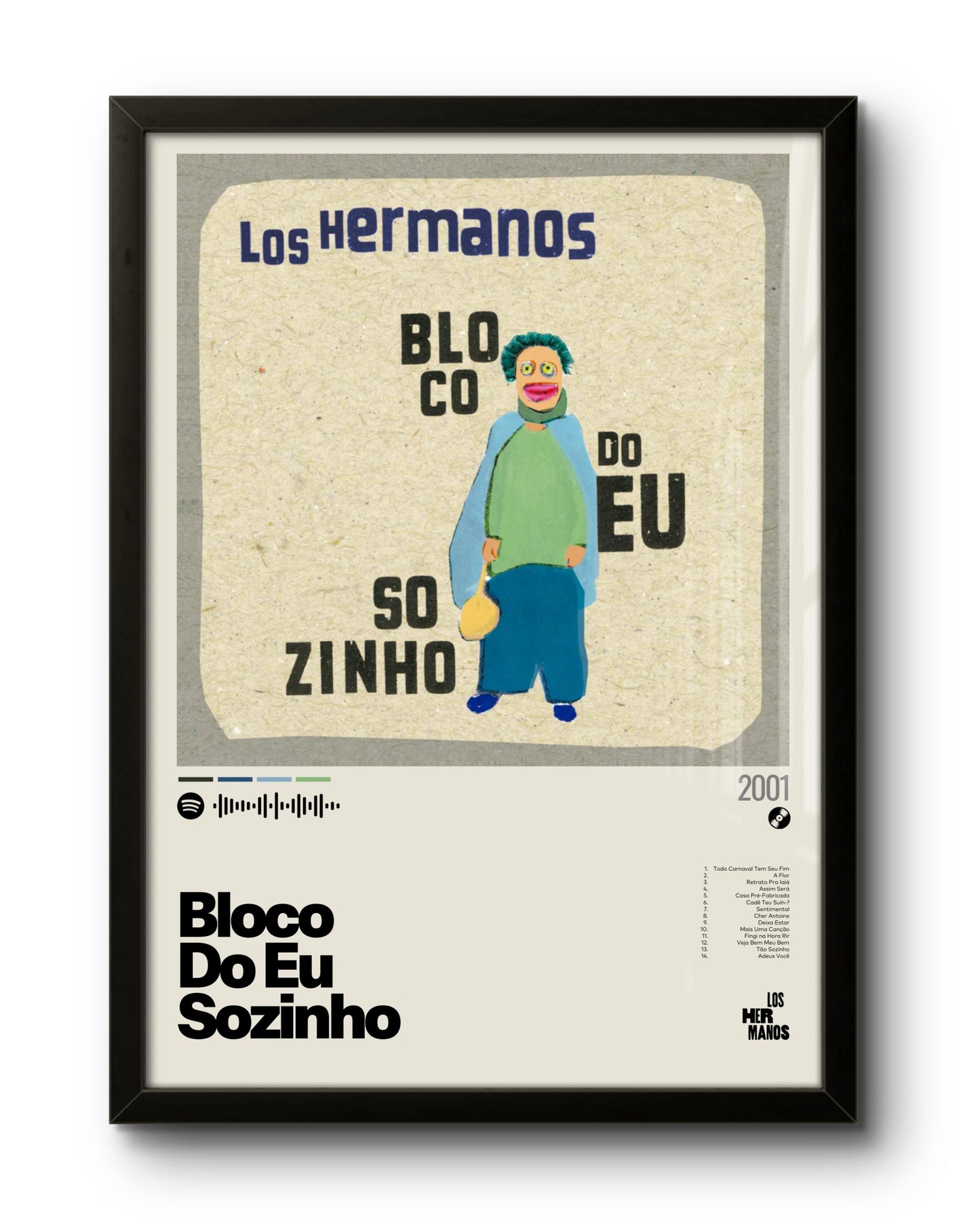 Quadro: Bloco do Eu Sozinho (2001) por Los Hermanos
