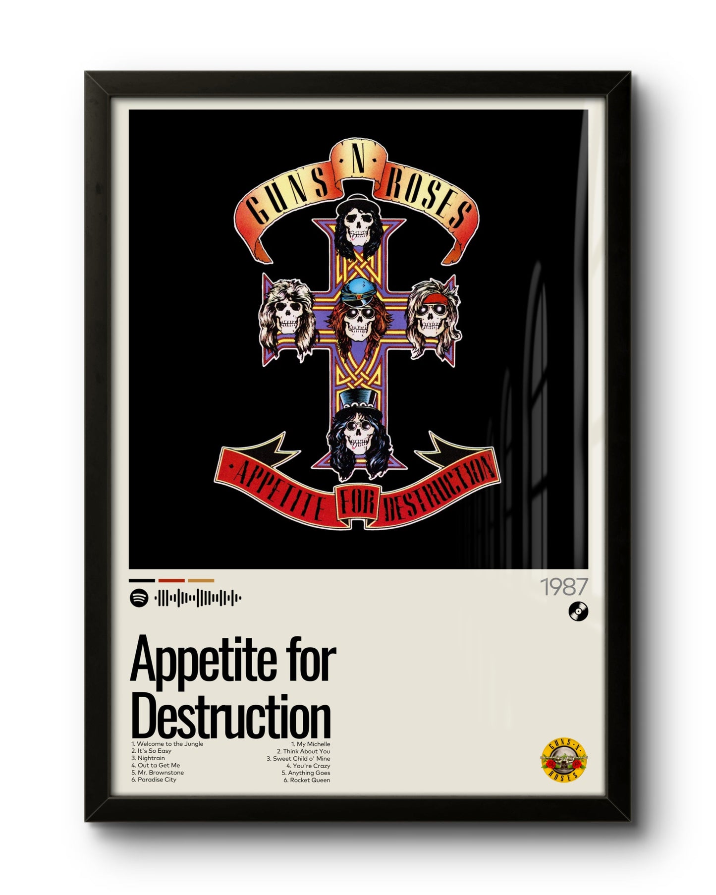 Quadro: Appetite for Destruction (1987) by Guns N' Roses