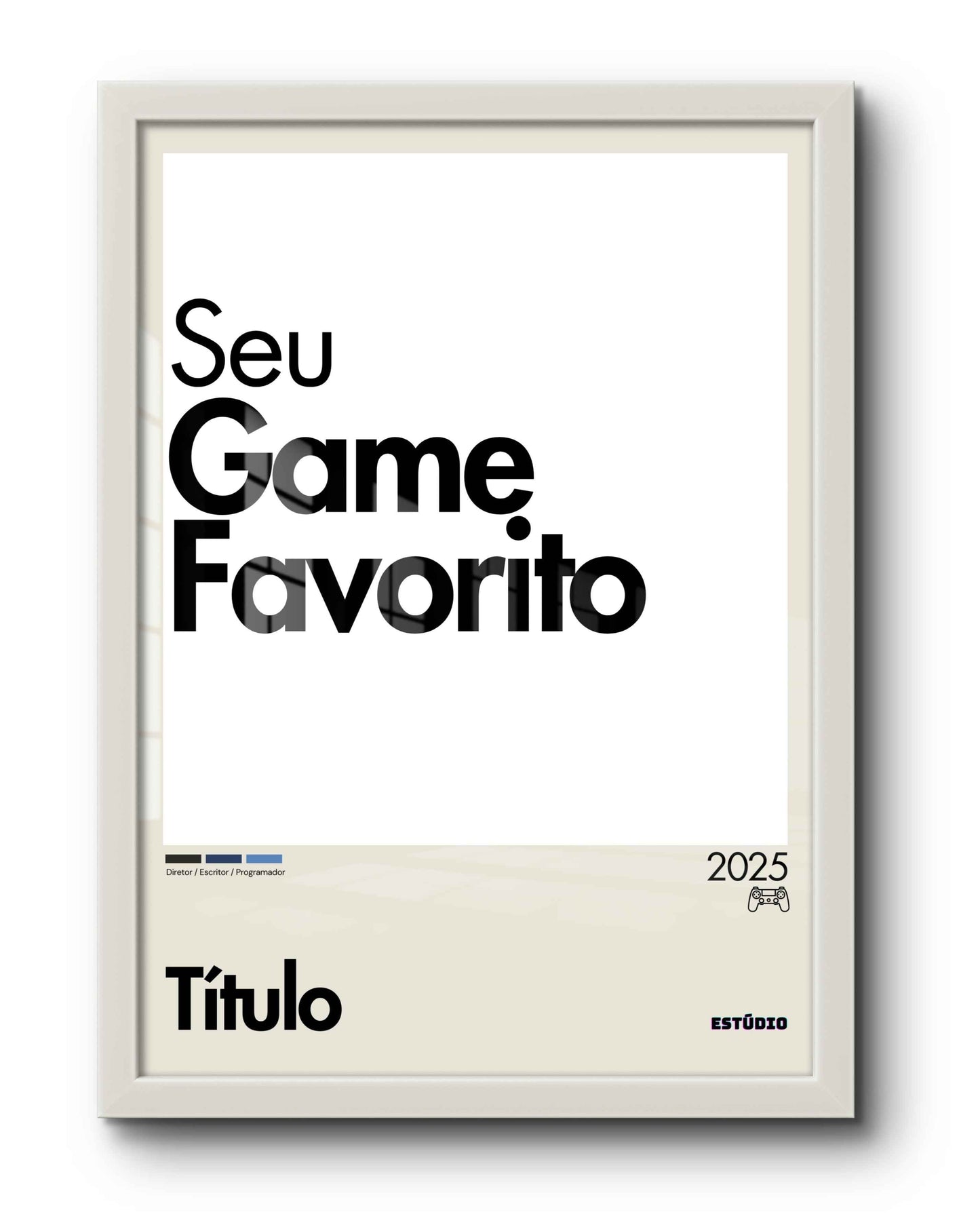 Quadro: PERSONALIZE Seu Game (2025)