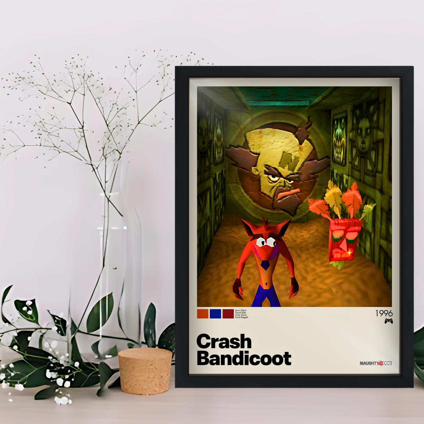 Quadro: Crash Bandicoot (1996)