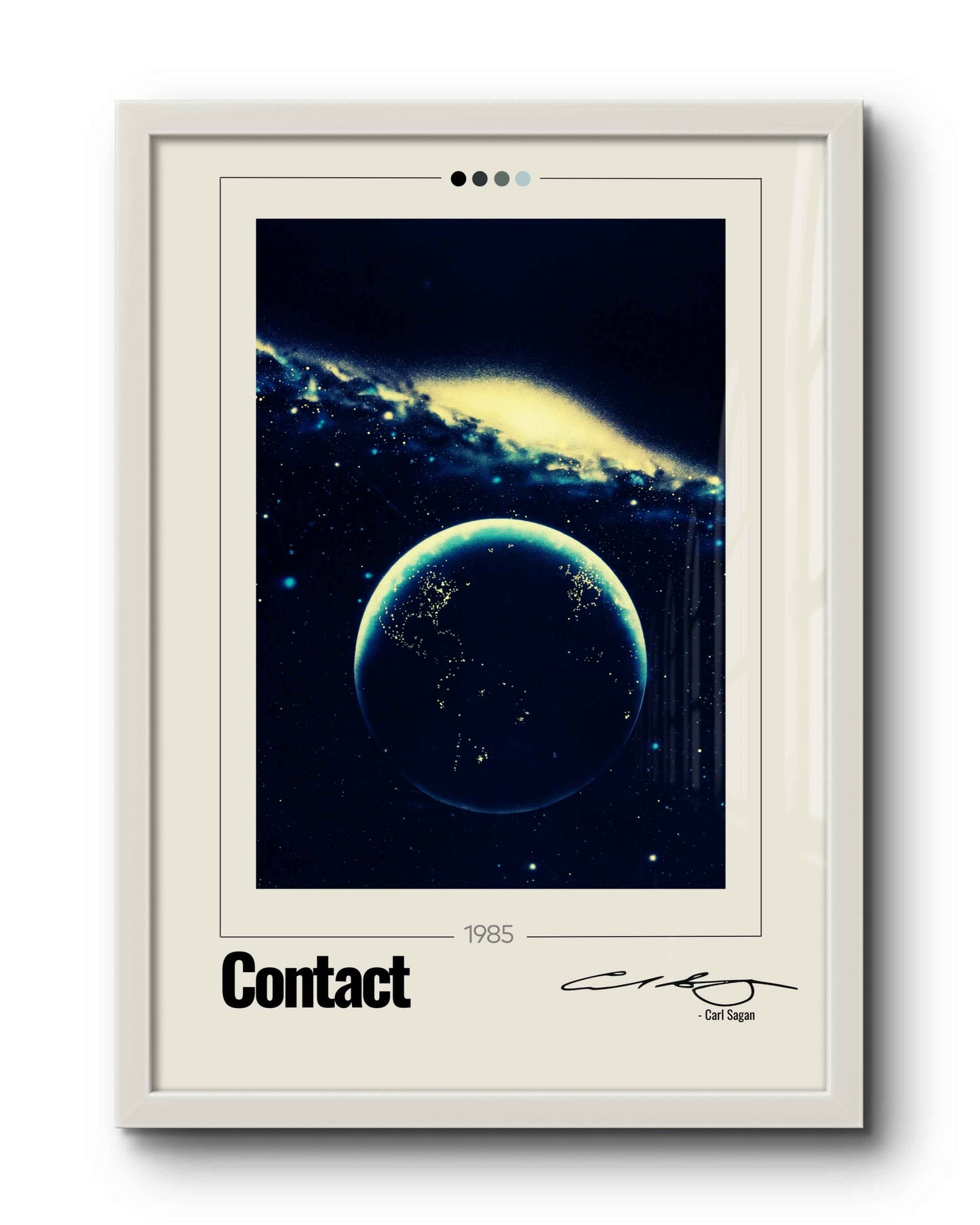 Quadro: Contato (1985) by Carl Sagan