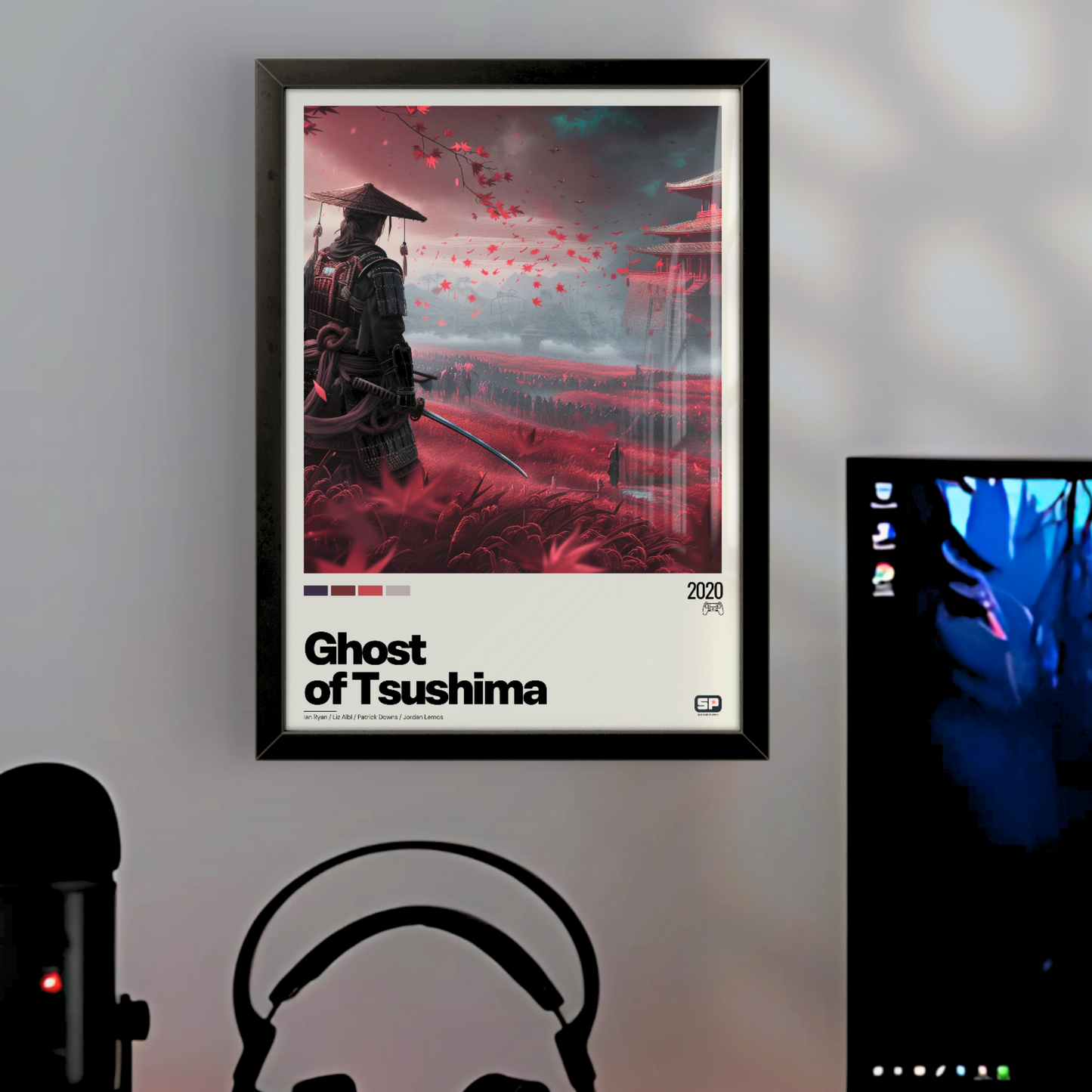 Quadro: Ghost of Tsushima (2020) - Quadraê