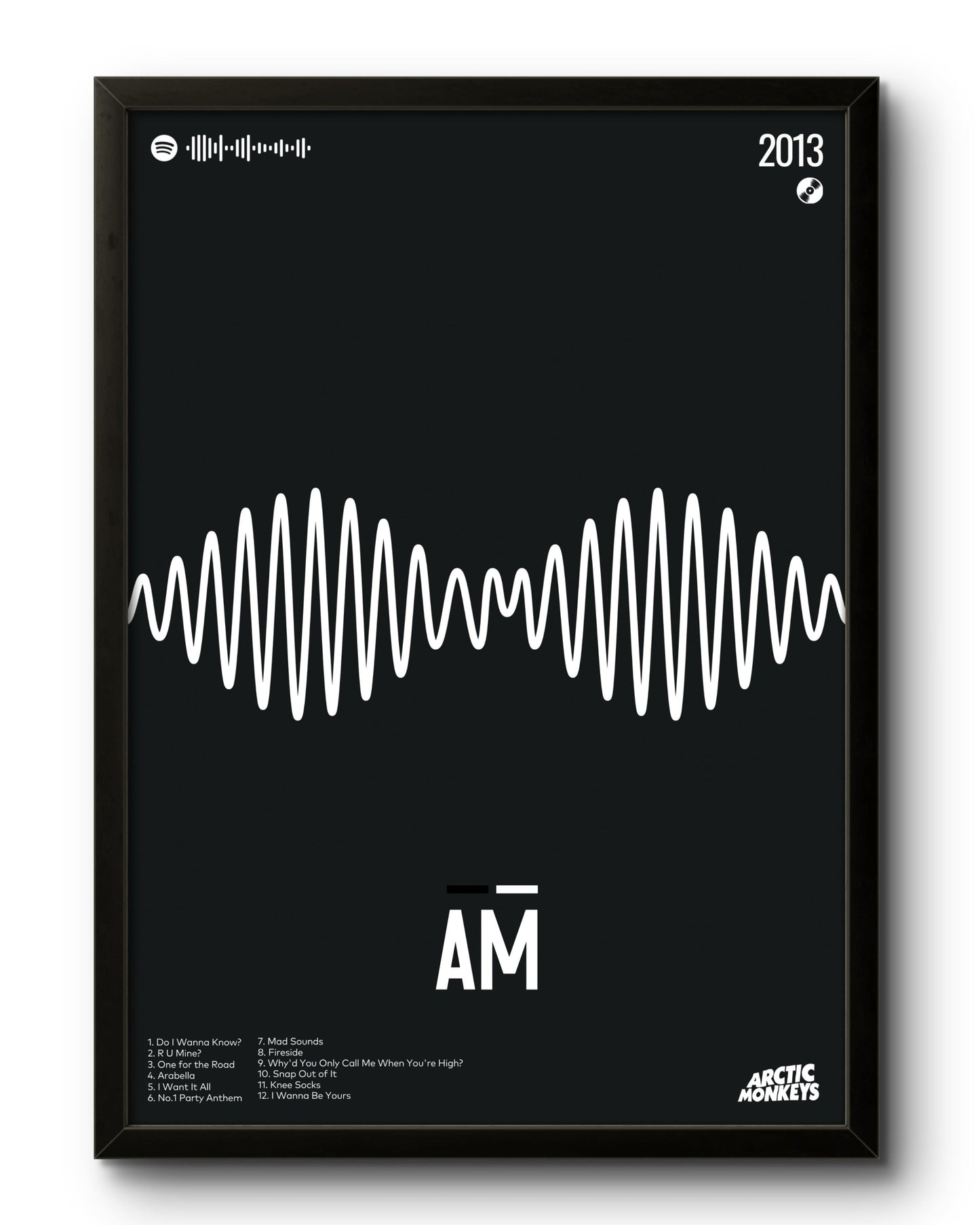 Quadro: AM (2013) by Arctic Monkeys / Full Canvas