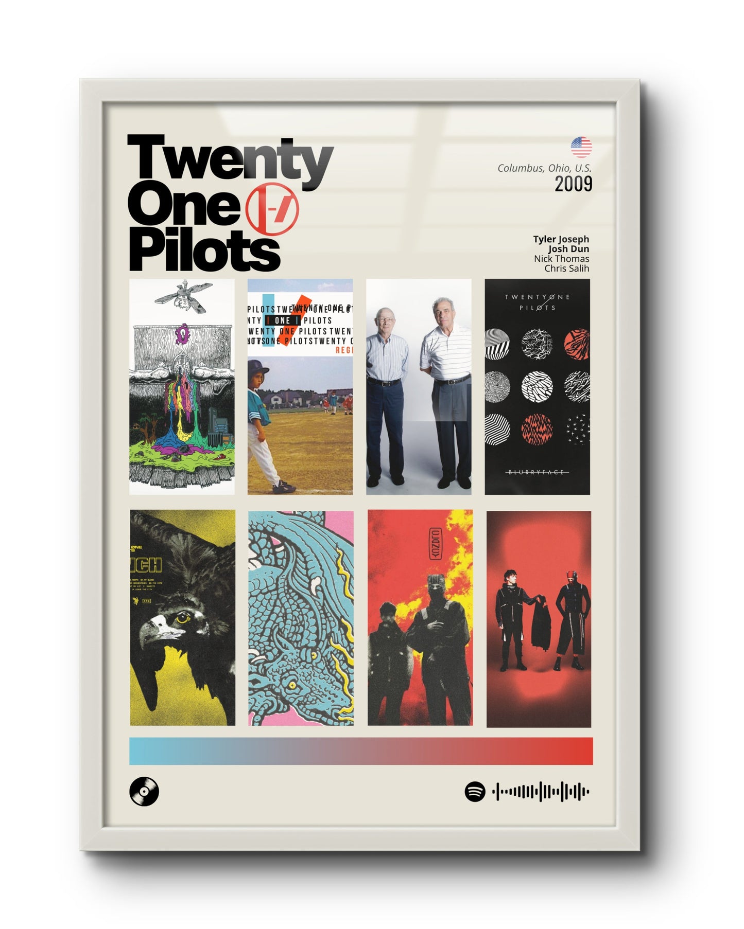 Quadro: Twenty One Pilots / Discografia (2009)