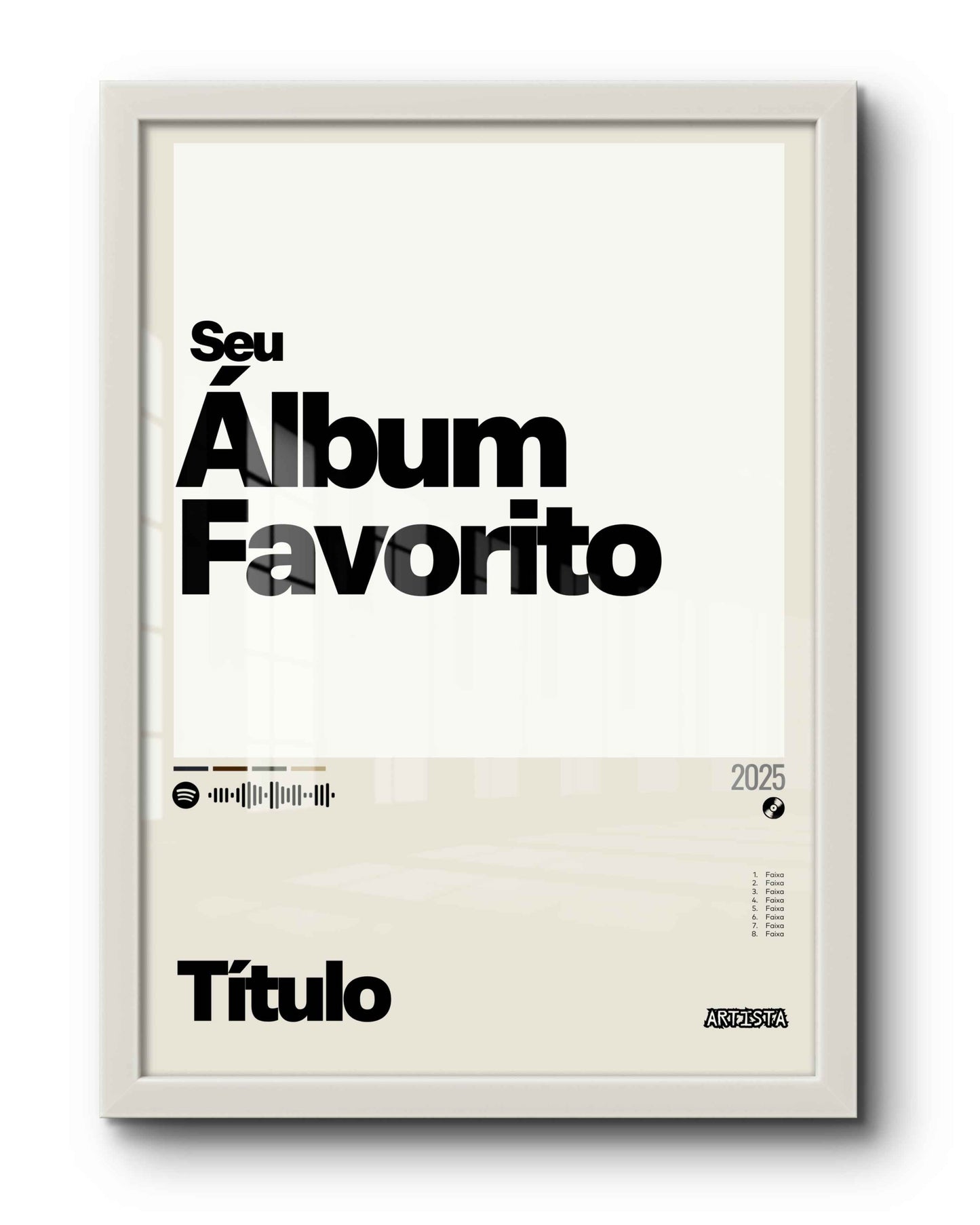 Quadro: PERSONALIZE Seu Álbum (2025)