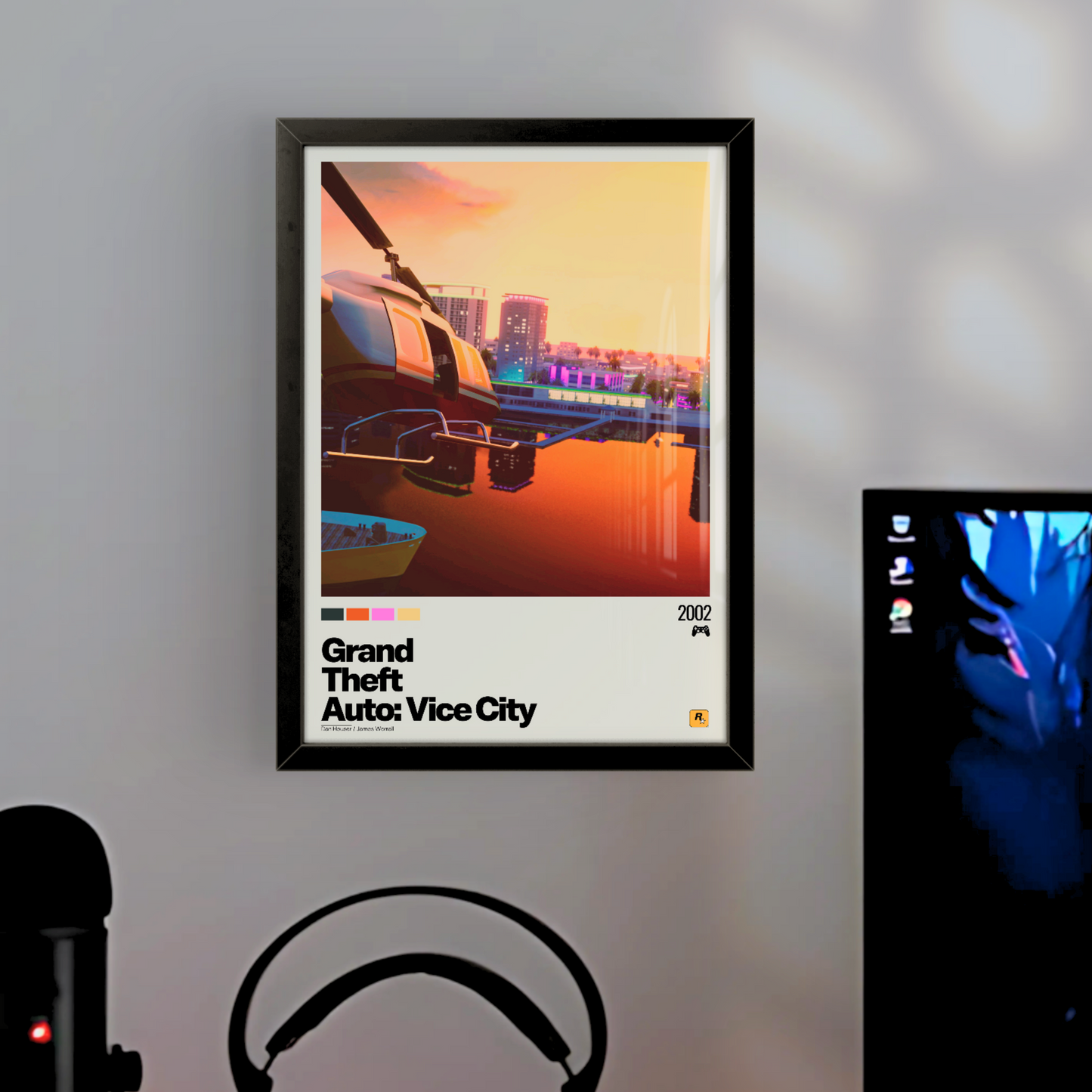 Quadro: Grand Theft Auto / GTA: Vice City (2002) - Quadraê