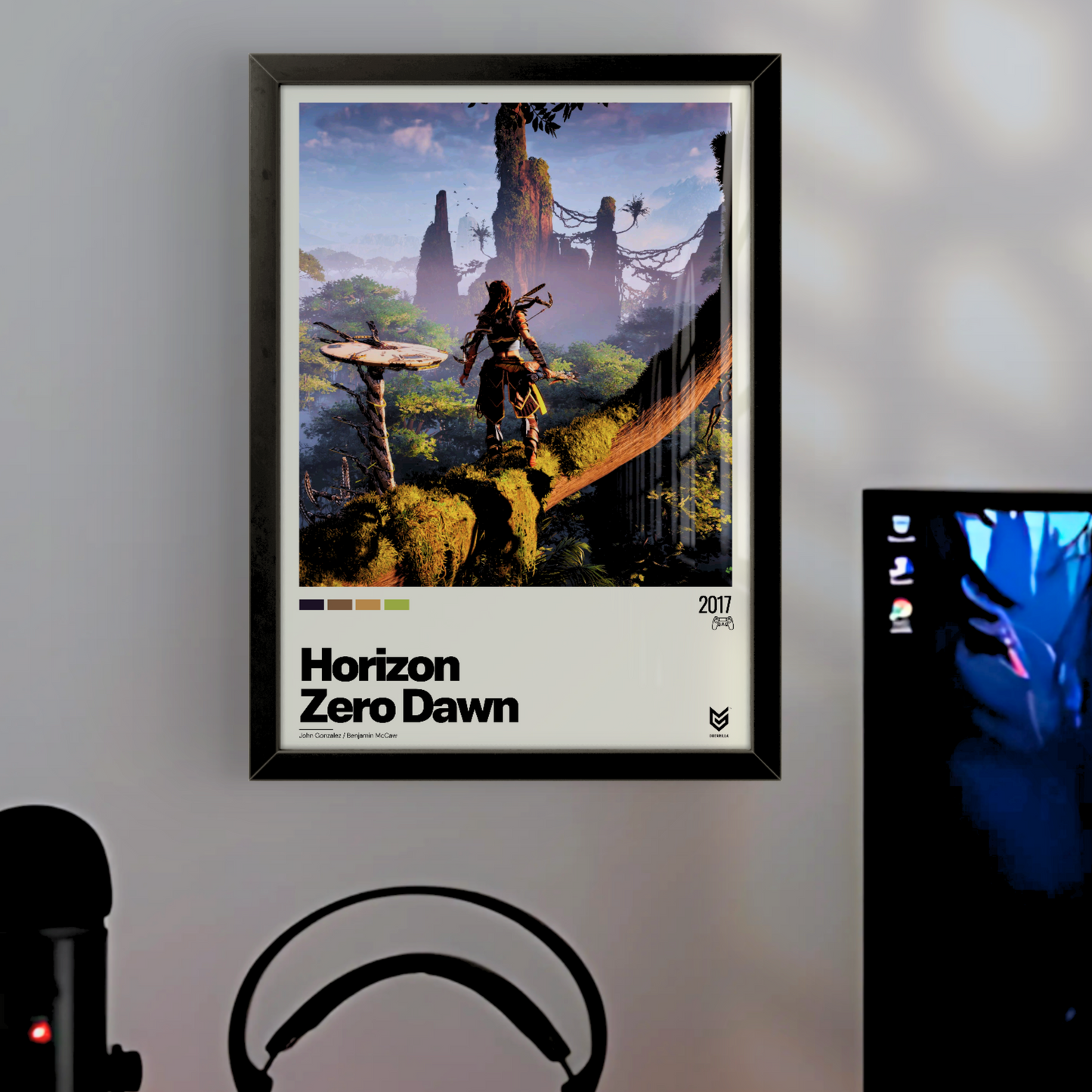 Quadro: Horizon Zero Dawn (2017) - Quadraê