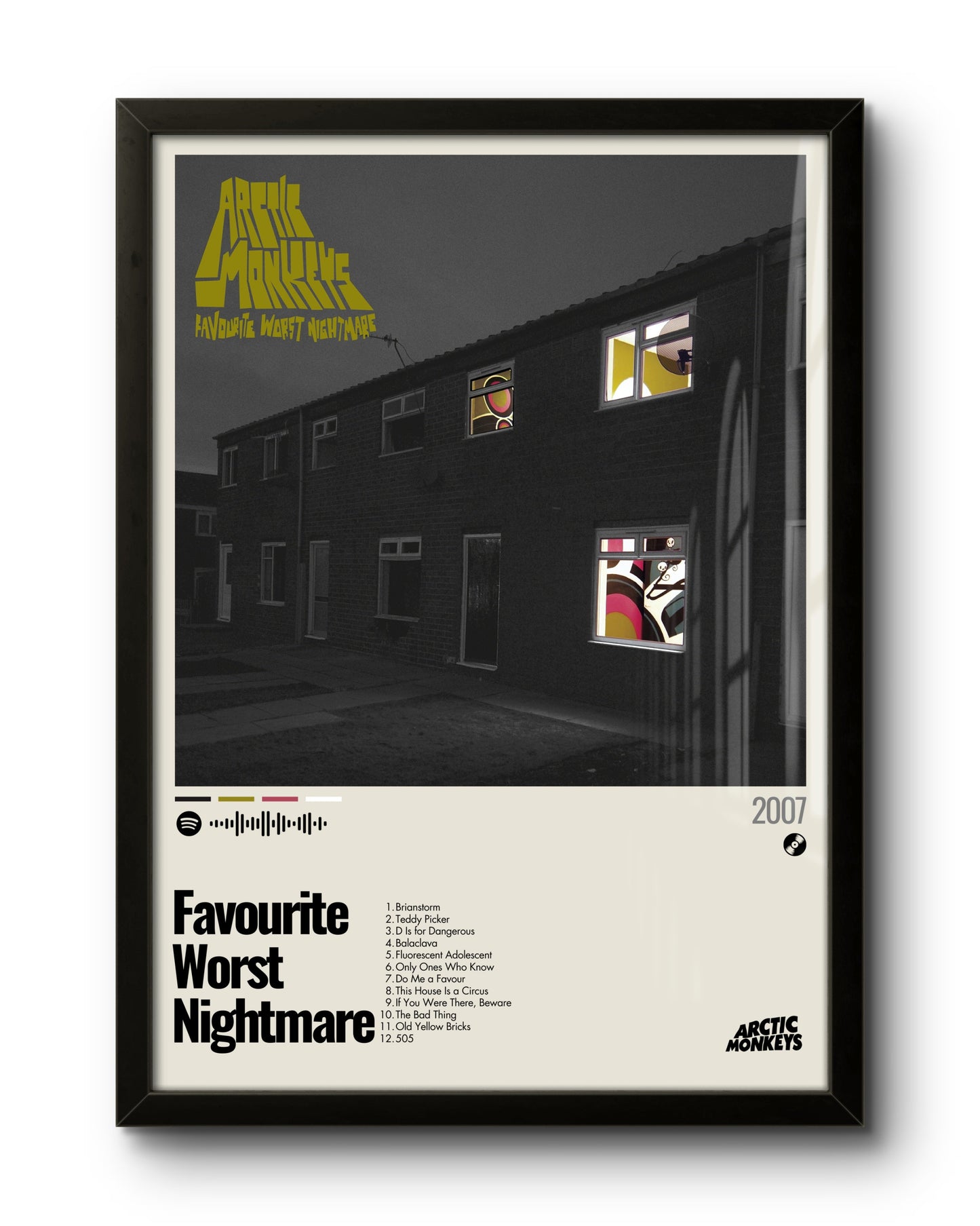 Quadro: Favourite Worst Nightmare (2007) by Arctic Monkeys