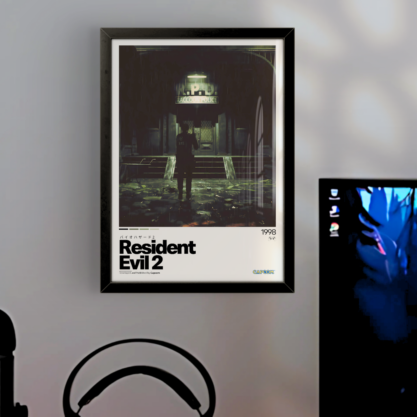 Quadro: Resident Evil 2 (1998) - Quadraê