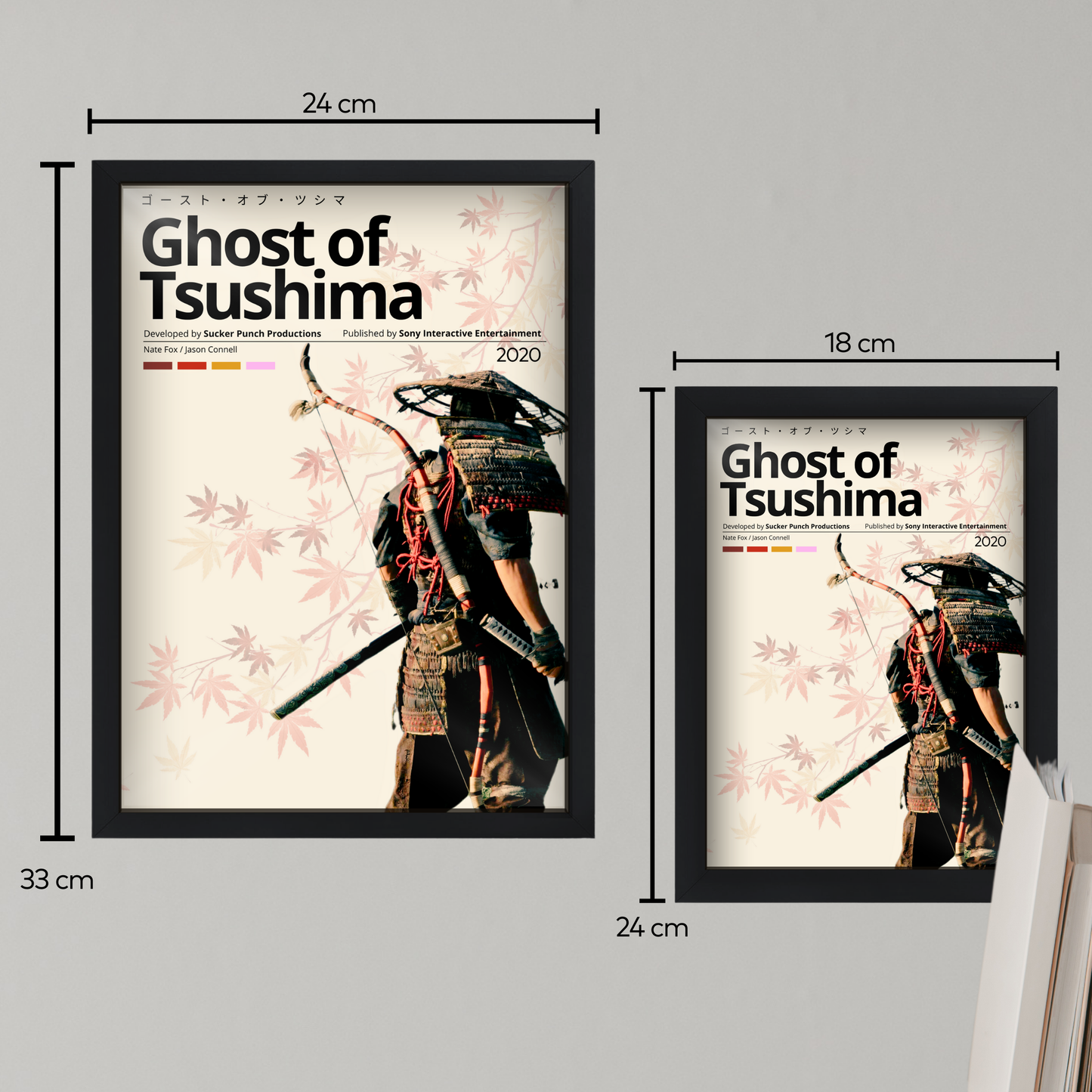 Quadro: Ghost of Tsushima (2020) v2 - Quadraê