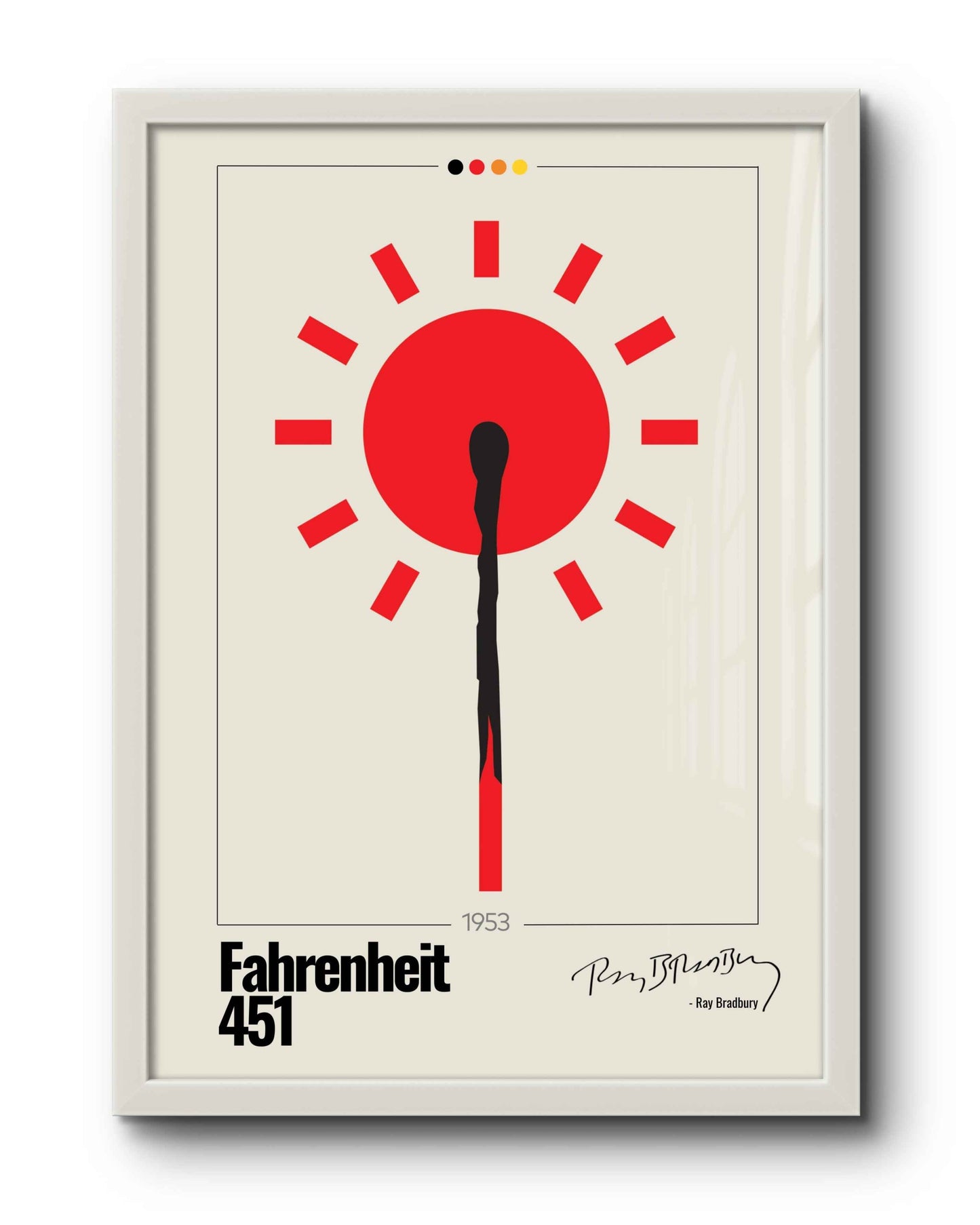 Quadro: Fahrenheit 451 (1953) by Ray Bradbury