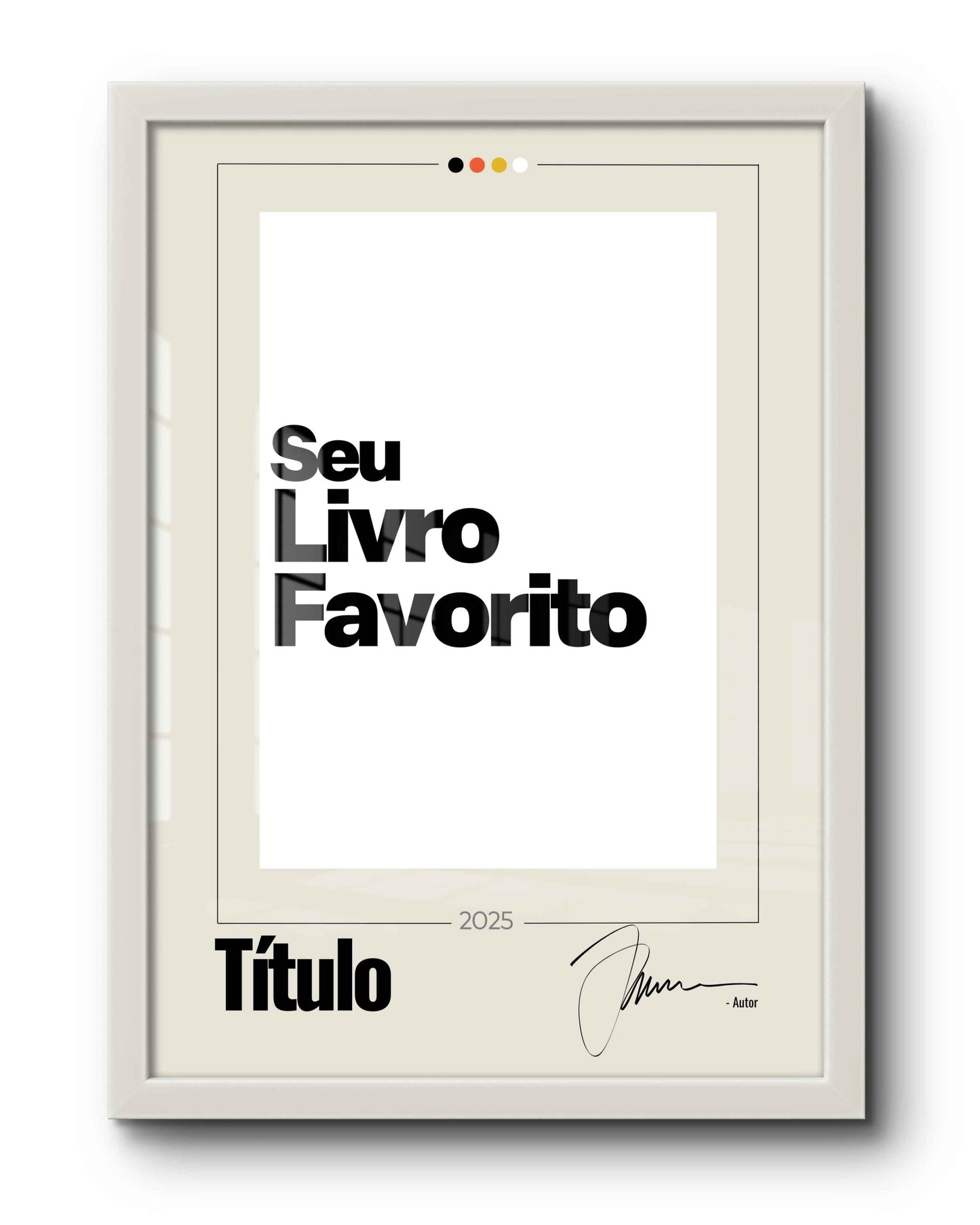 Quadro: PERSONALIZE Seu Livro (2025)