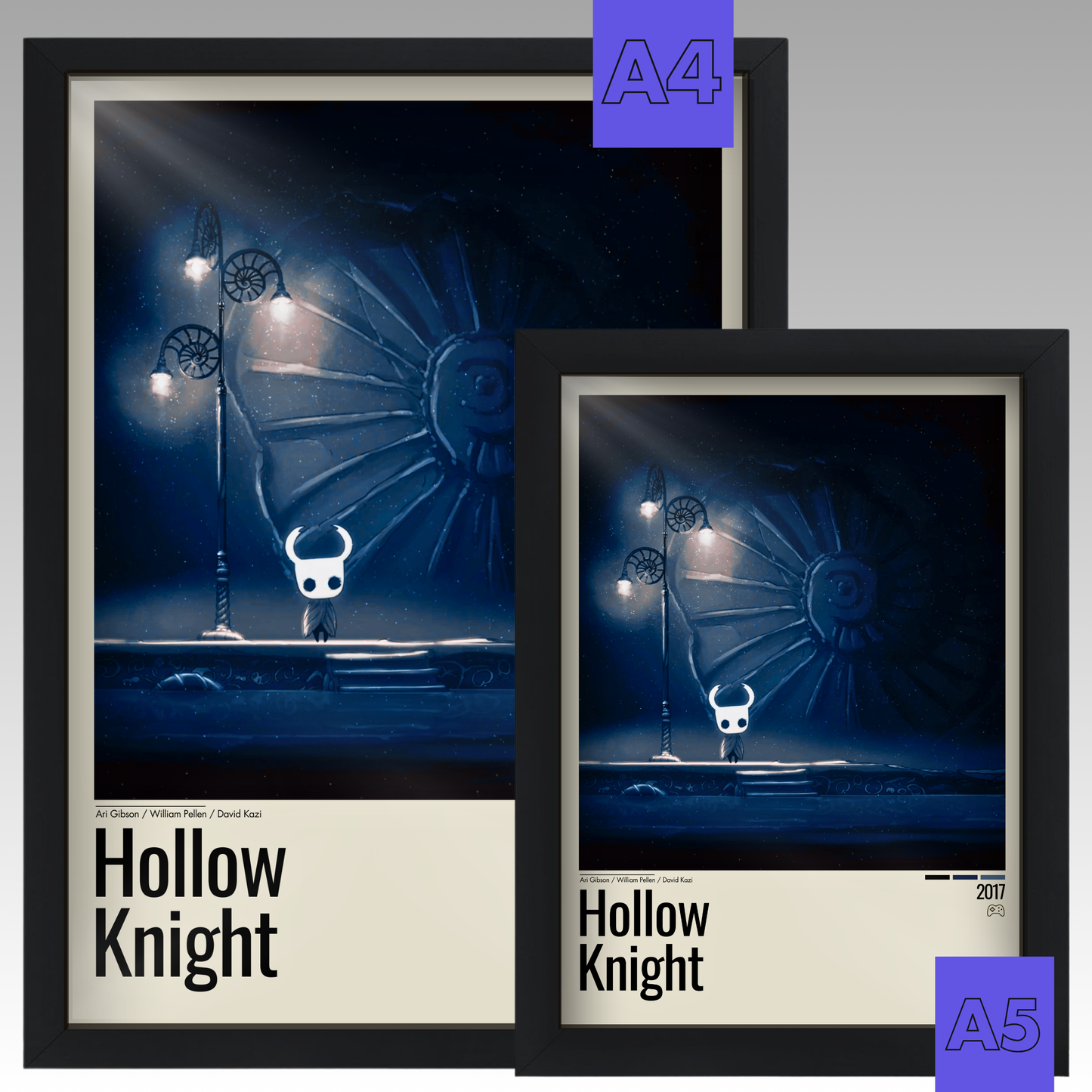 Quadro: Hollow Knight (2017) v2 - Quadraê