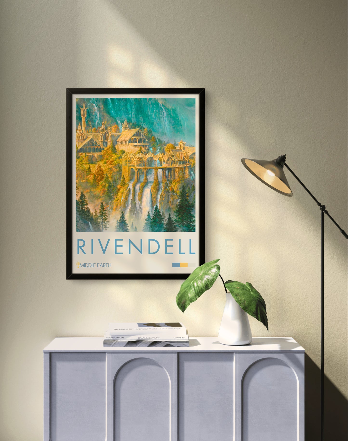 Quadro: Rivendell / Valfenda (O Senhor dos Anéis)