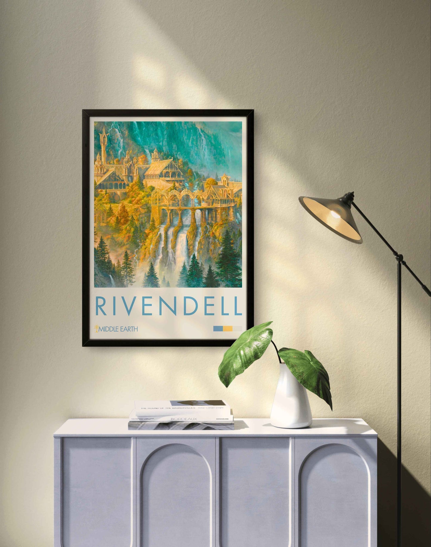 Quadro: Rivendell / Valfenda (O Senhor dos Anéis)
