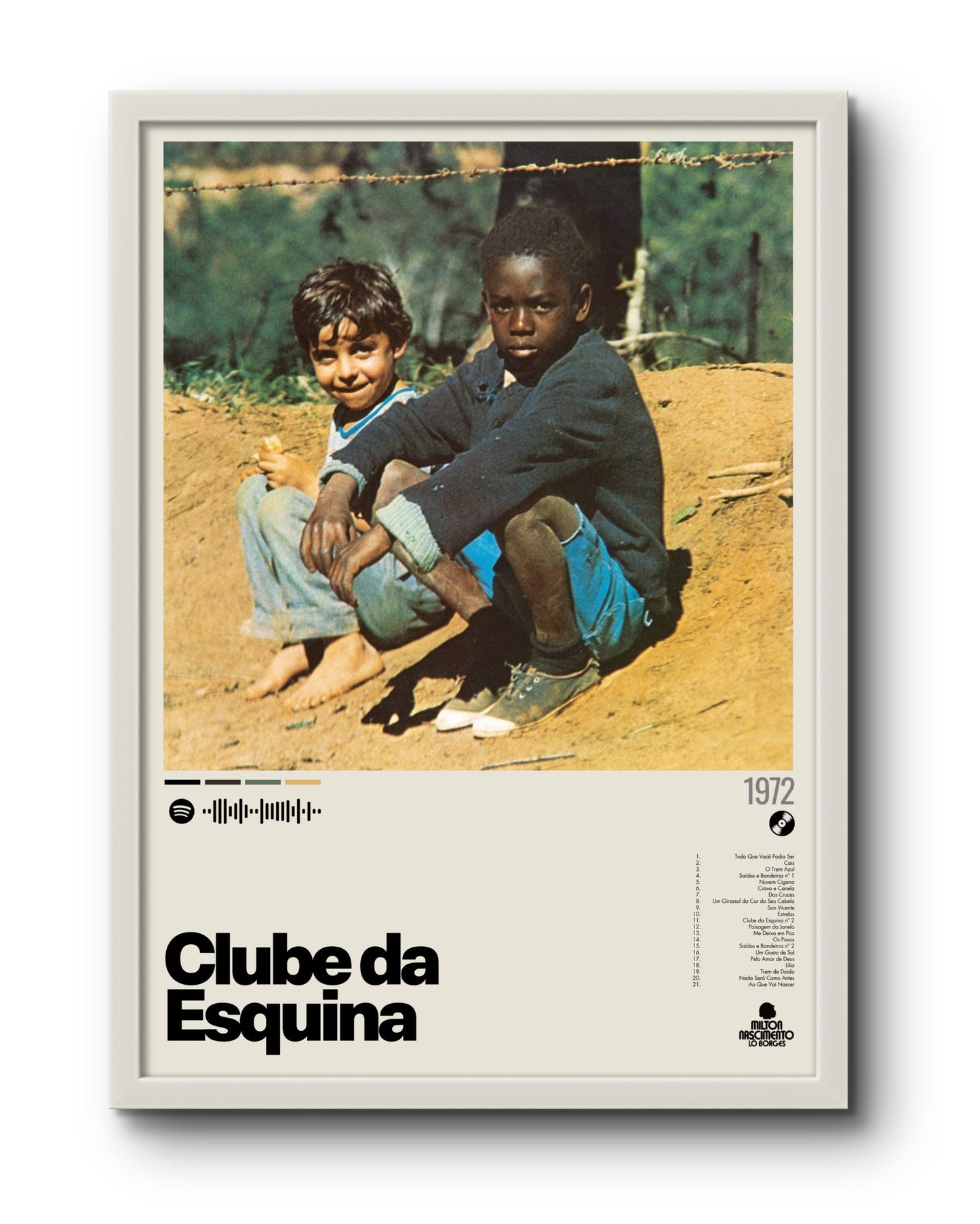 Quadro: Clube da Esquina (1972) por Milton Nascimento & Lô Borges