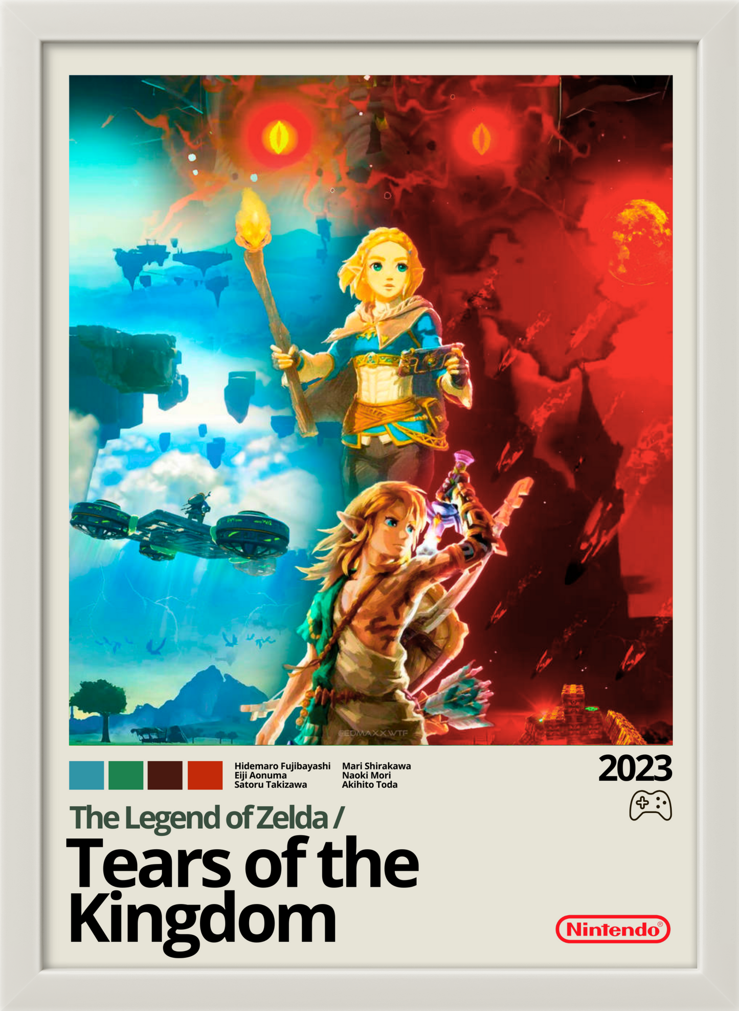 Quadro: The Legend of Zelda - Tears of the Kingdom (2023)
