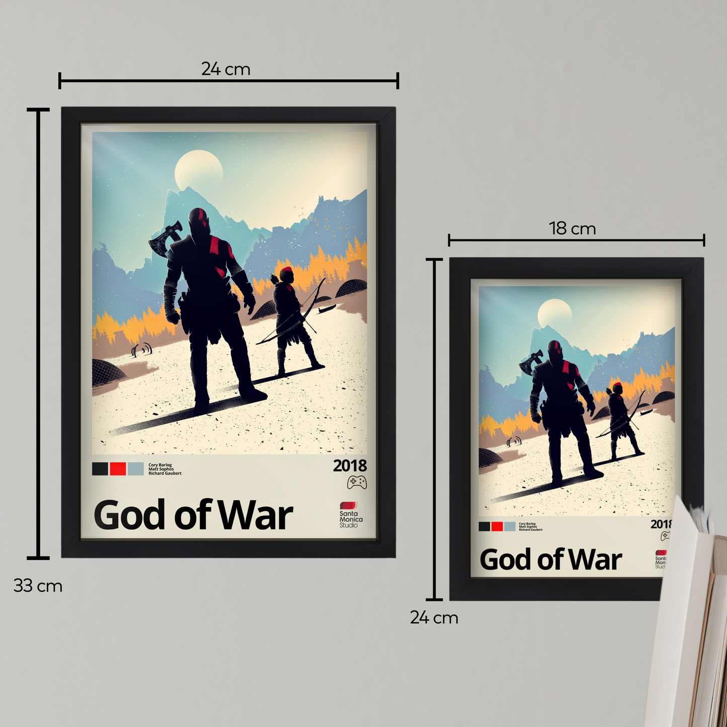Quadro: God of War (2018) - Quadraê