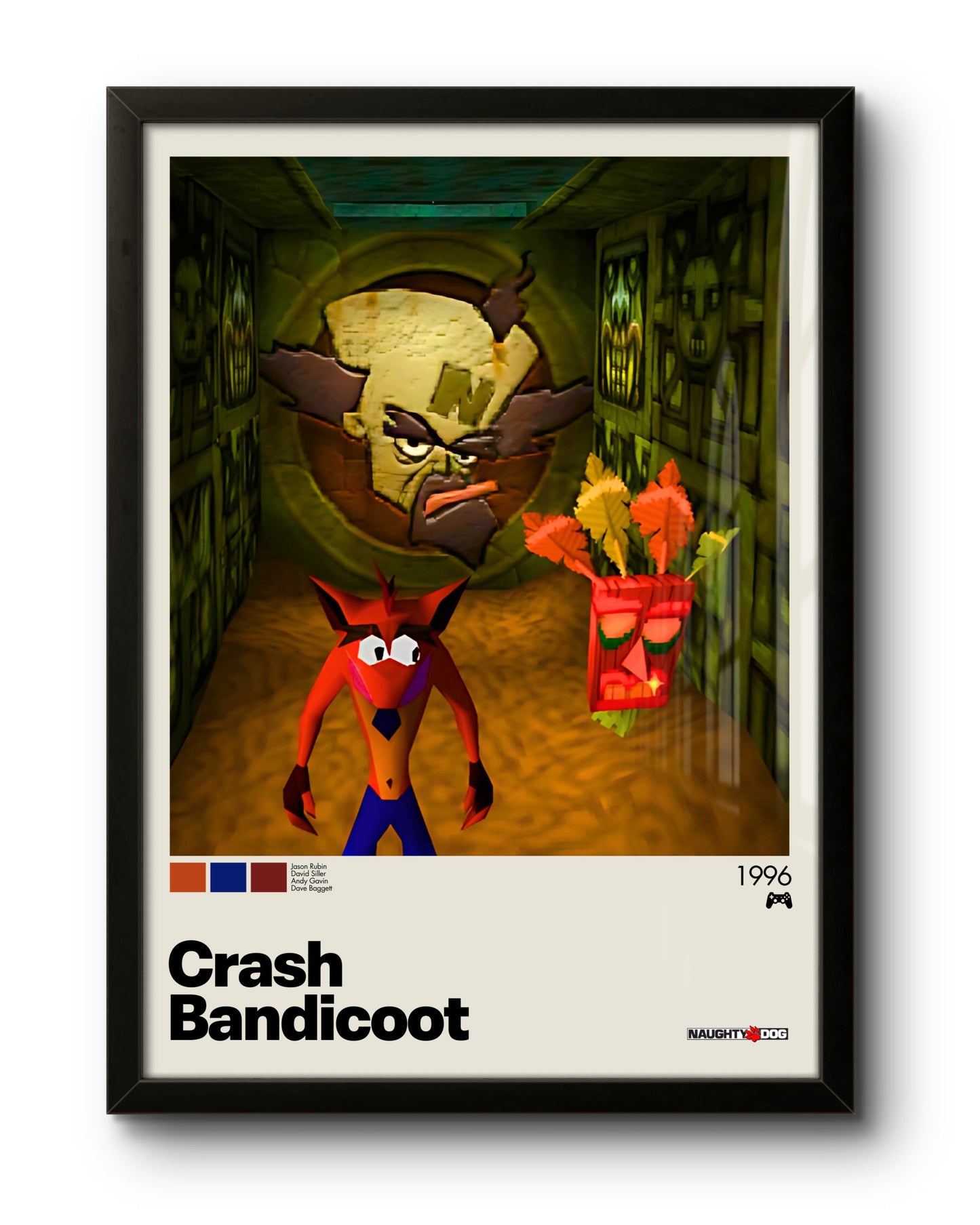 Quadro: Crash Bandicoot (1996)