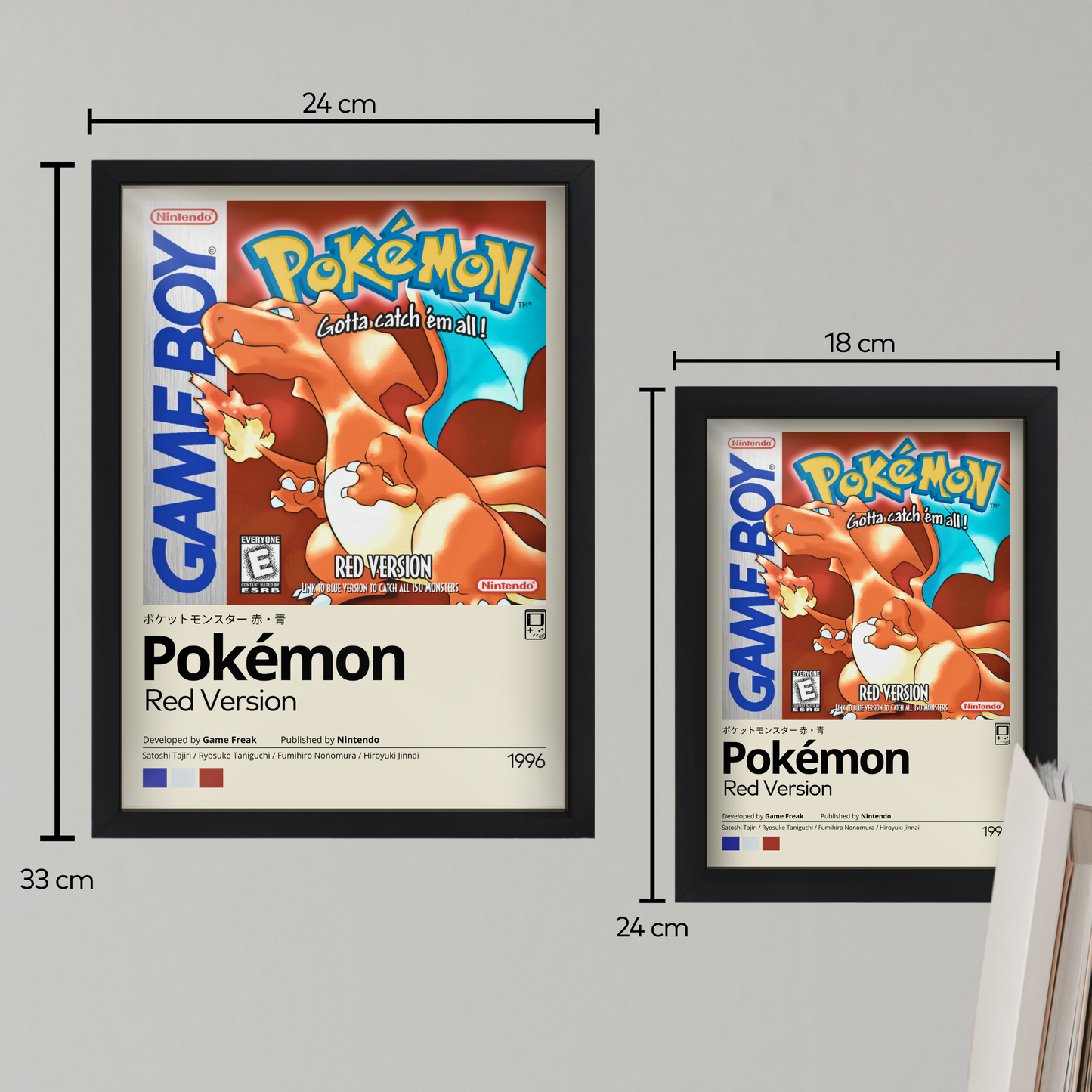 Quadro: Pokémon Red (1996) - Quadraê