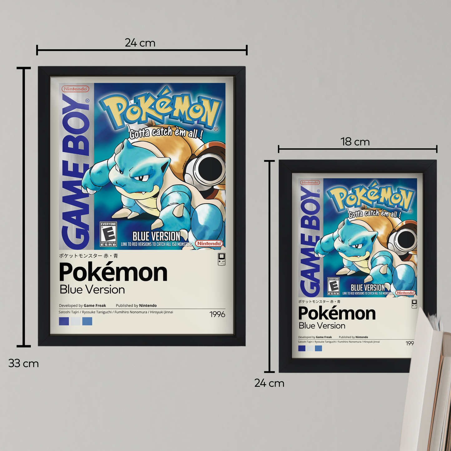 Quadro: Pokémon Blue (1996) - Quadraê