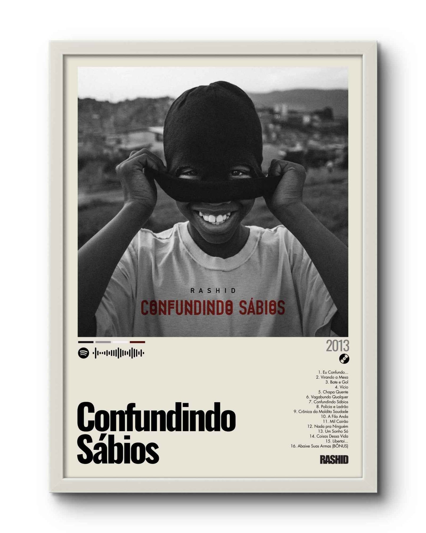 Quadro: Confundindo Sábios (2013) por Rashid
