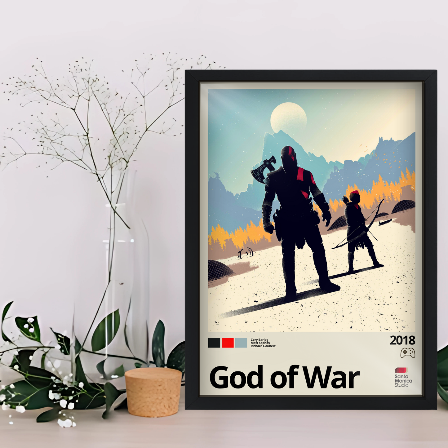 Quadro: God of War (2018) - Quadraê