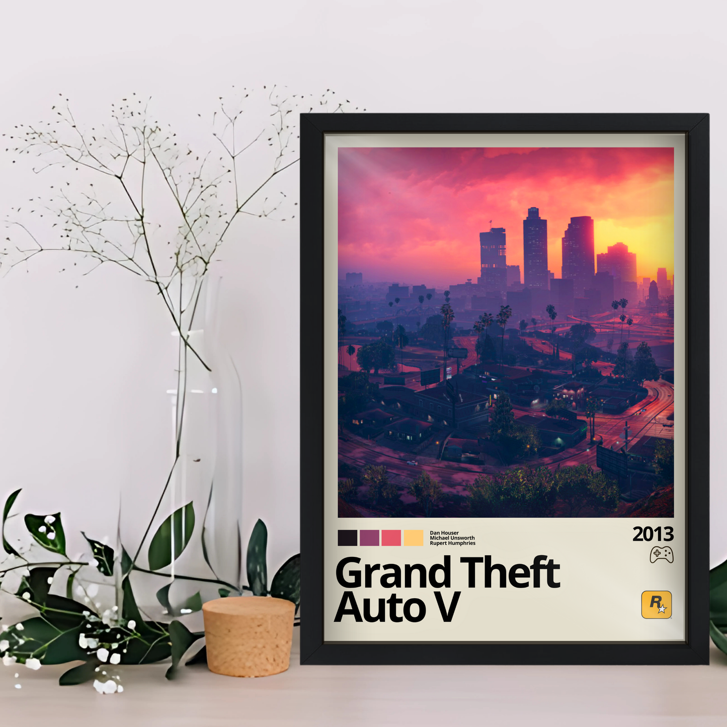 Quadro: Grand Theft Auto V / GTA V (2013) v2 - Quadraê