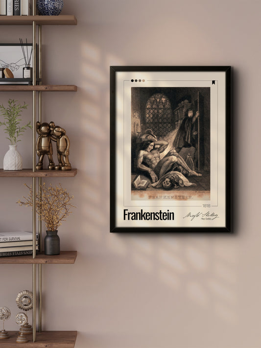 Quadro: Frankenstein (1818) by Mary Shelley