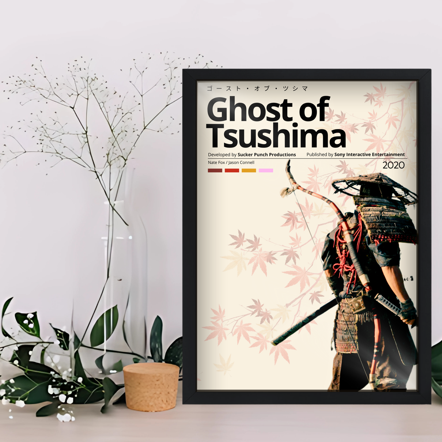 Quadro: Ghost of Tsushima (2020) v2 - Quadraê