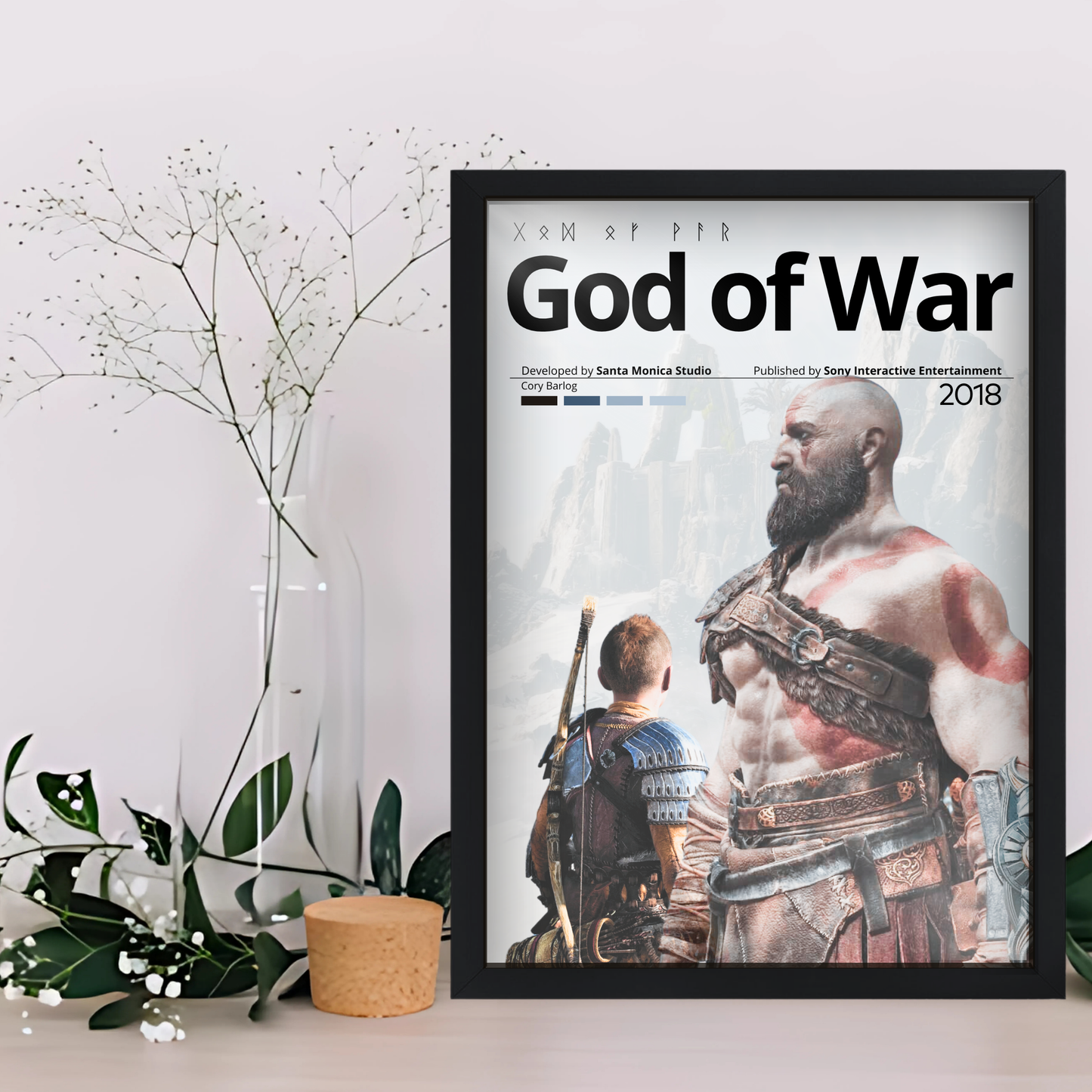 Quadro: God of War (2018) v2 - Quadraê