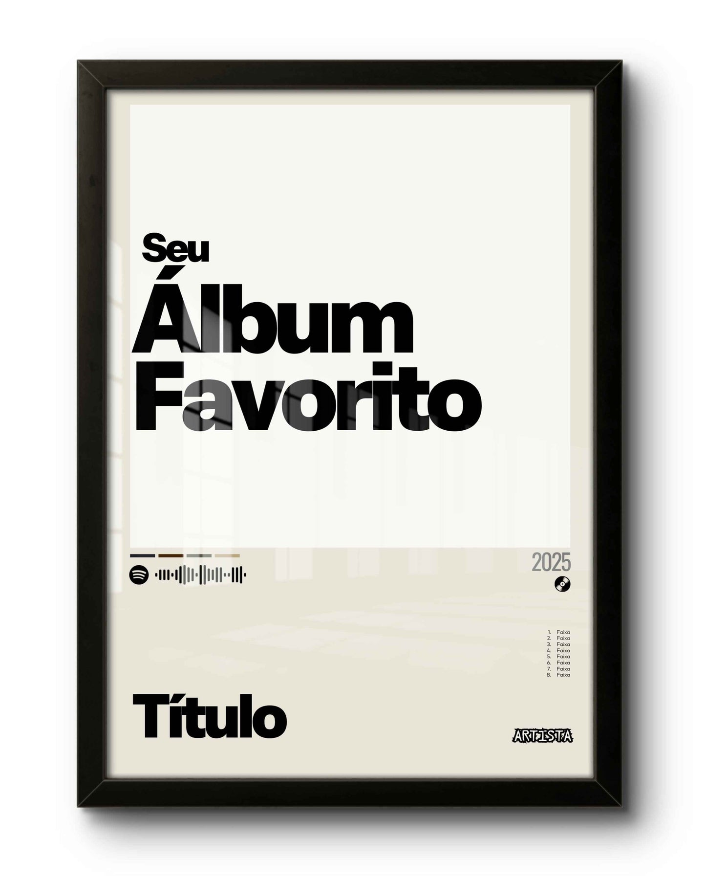 Quadro: PERSONALIZE Seu Álbum (2025)