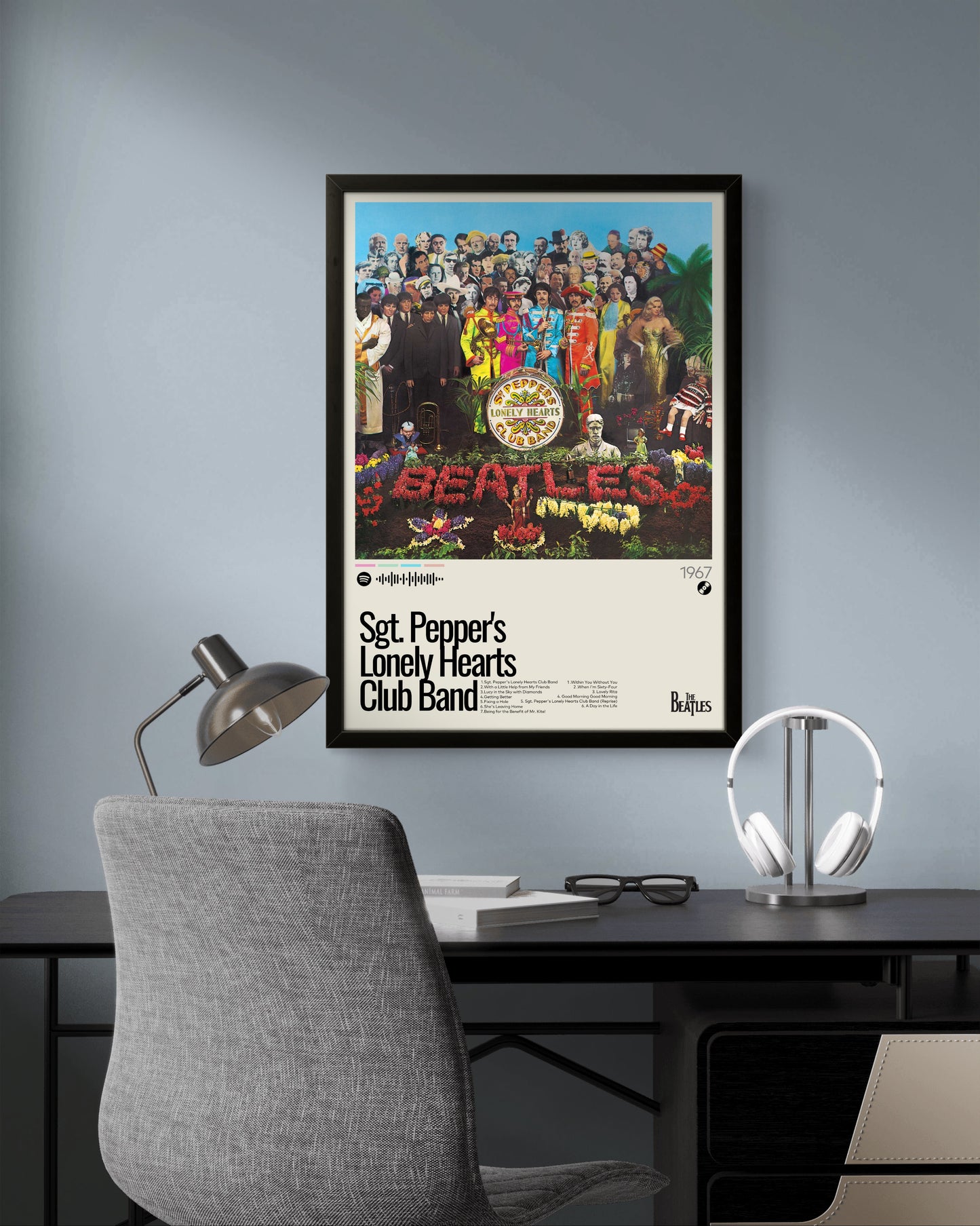 Quadro: Sgt. Pepper's Lonely Hearts Club Band (1967) by The Beatles